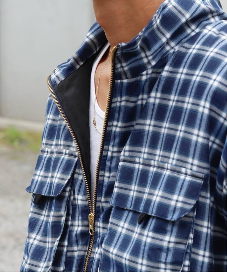 INTODUSK / イントゥダスク PLAID PADDED JACKET（その他ブルゾン 