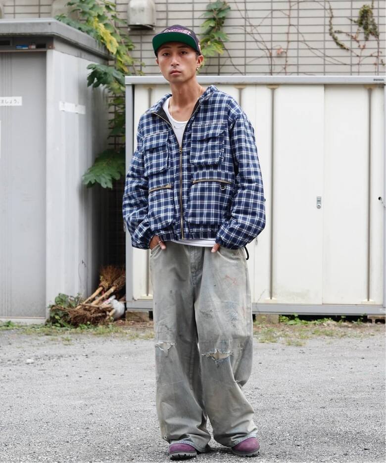 INTODUSK / イントゥダスク PLAID PADDED JACKET（その他ブルゾン 