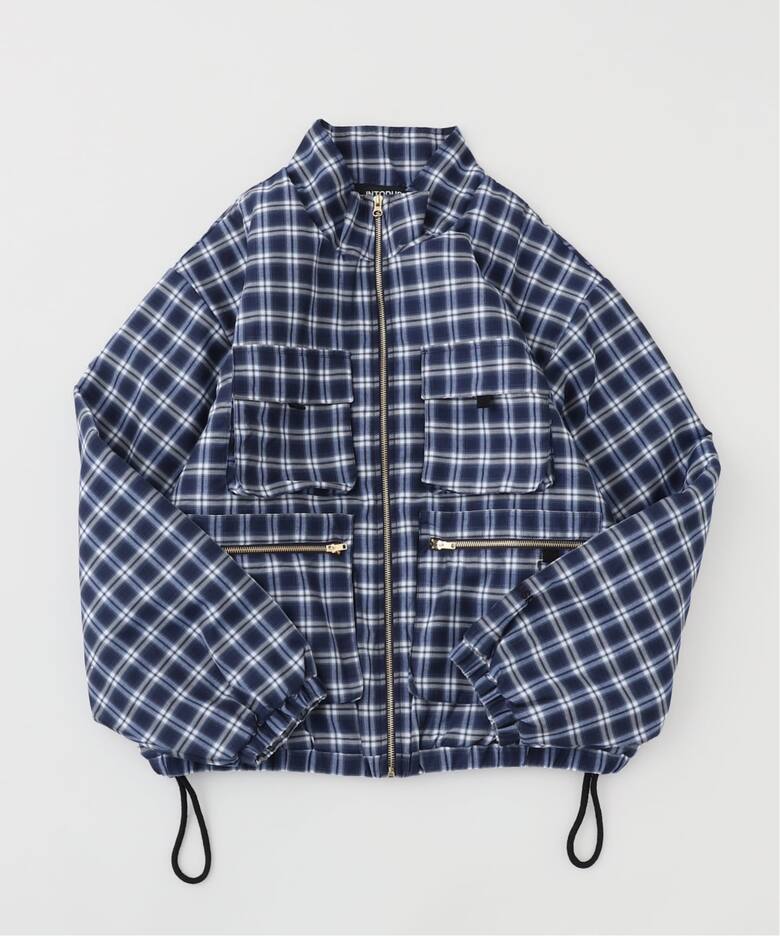 INTODUSK / イントゥダスク PLAID PADDED JACKET（その他ブルゾン 