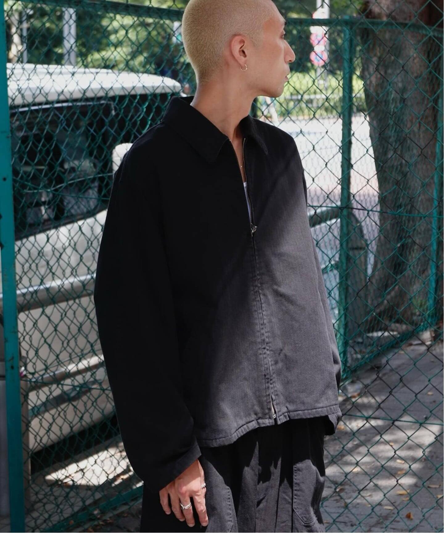 is-ness / イズネス HERRINGBONE ZIP JACKET（その他ブルゾン