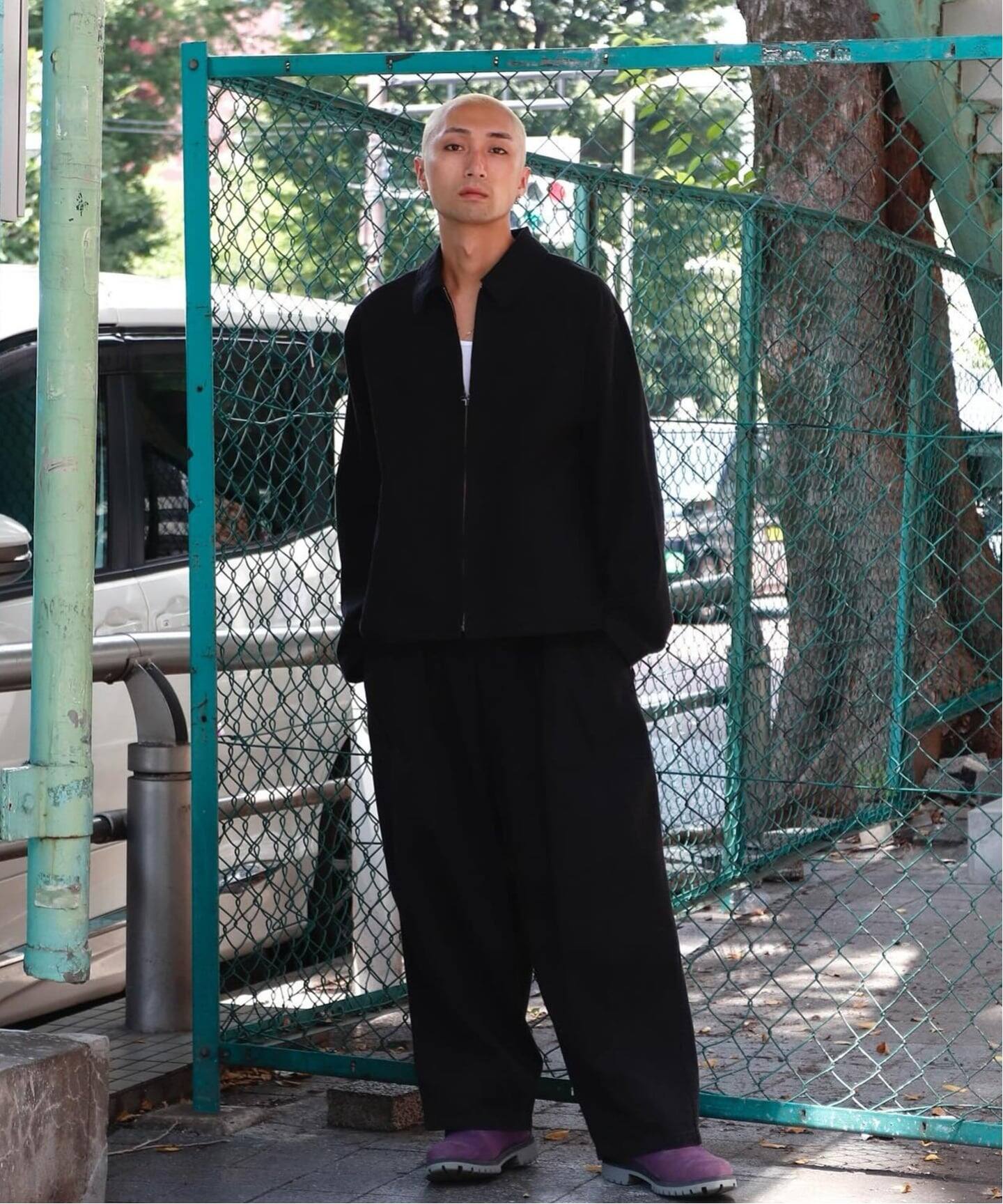 is-ness / イズネス HERRINGBONE ZIP JACKET（その他ブルゾン