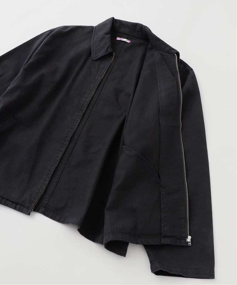 is-ness / イズネス HERRINGBONE ZIP JACKET（その他ブルゾン 