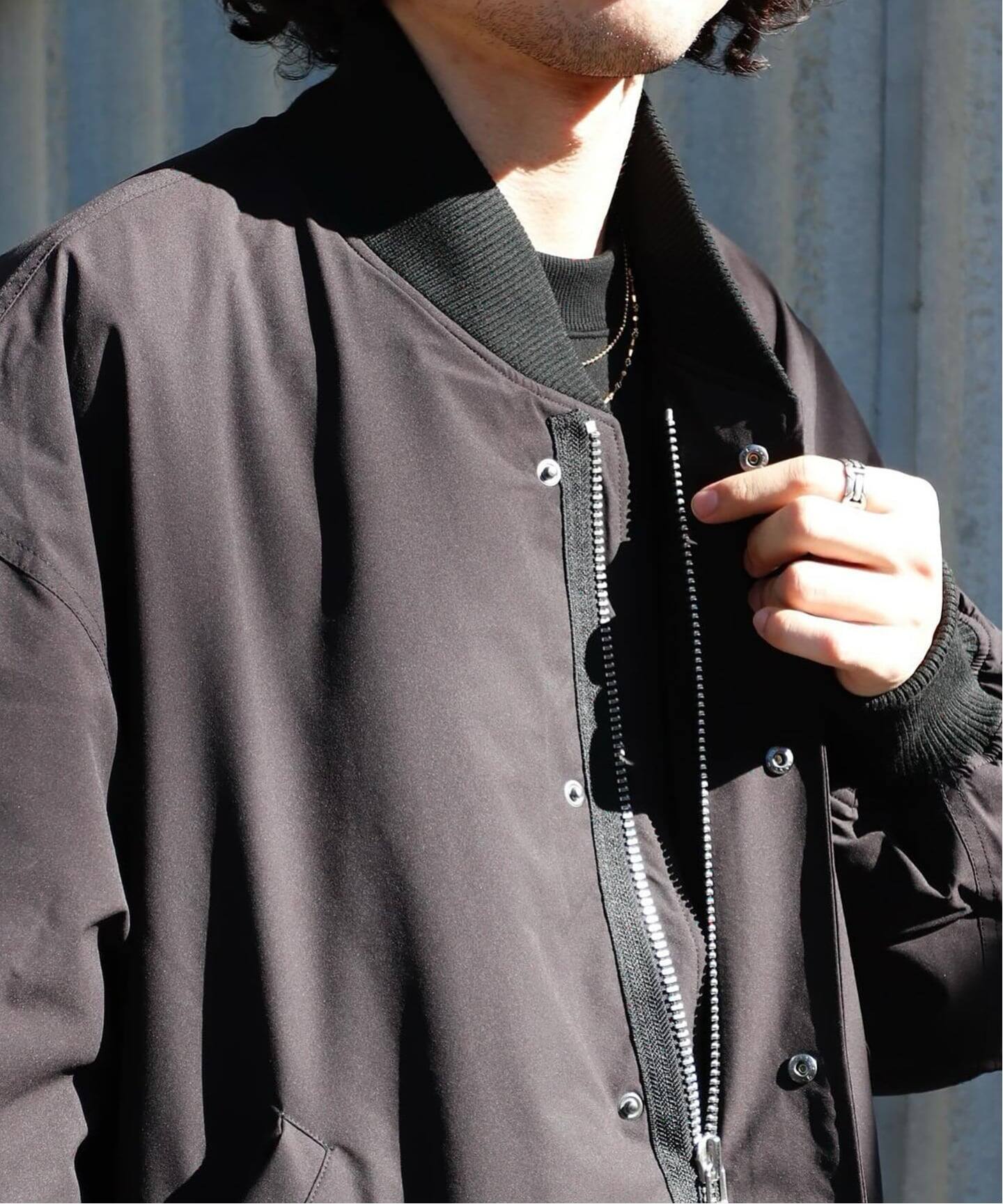 【定価88,000円】タム・tamme トラックジャケット　サイズ1 ブラック Tamme（タム）/ A-1 DECK JACKET | 公式通販・JACK in the NET