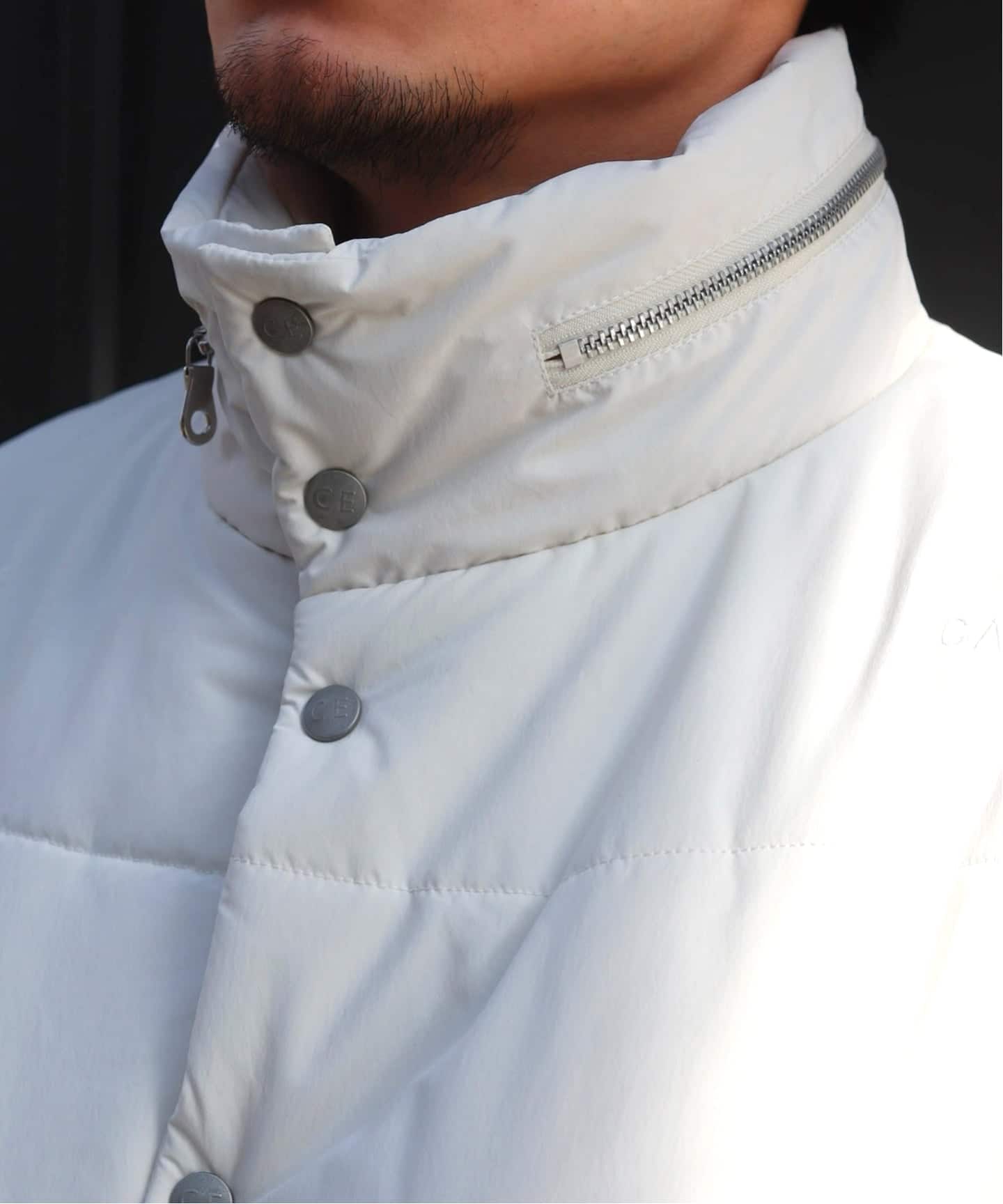 C.E / シーイー cavempt WAVE STITCH PUFF JACKET WHIT（その他