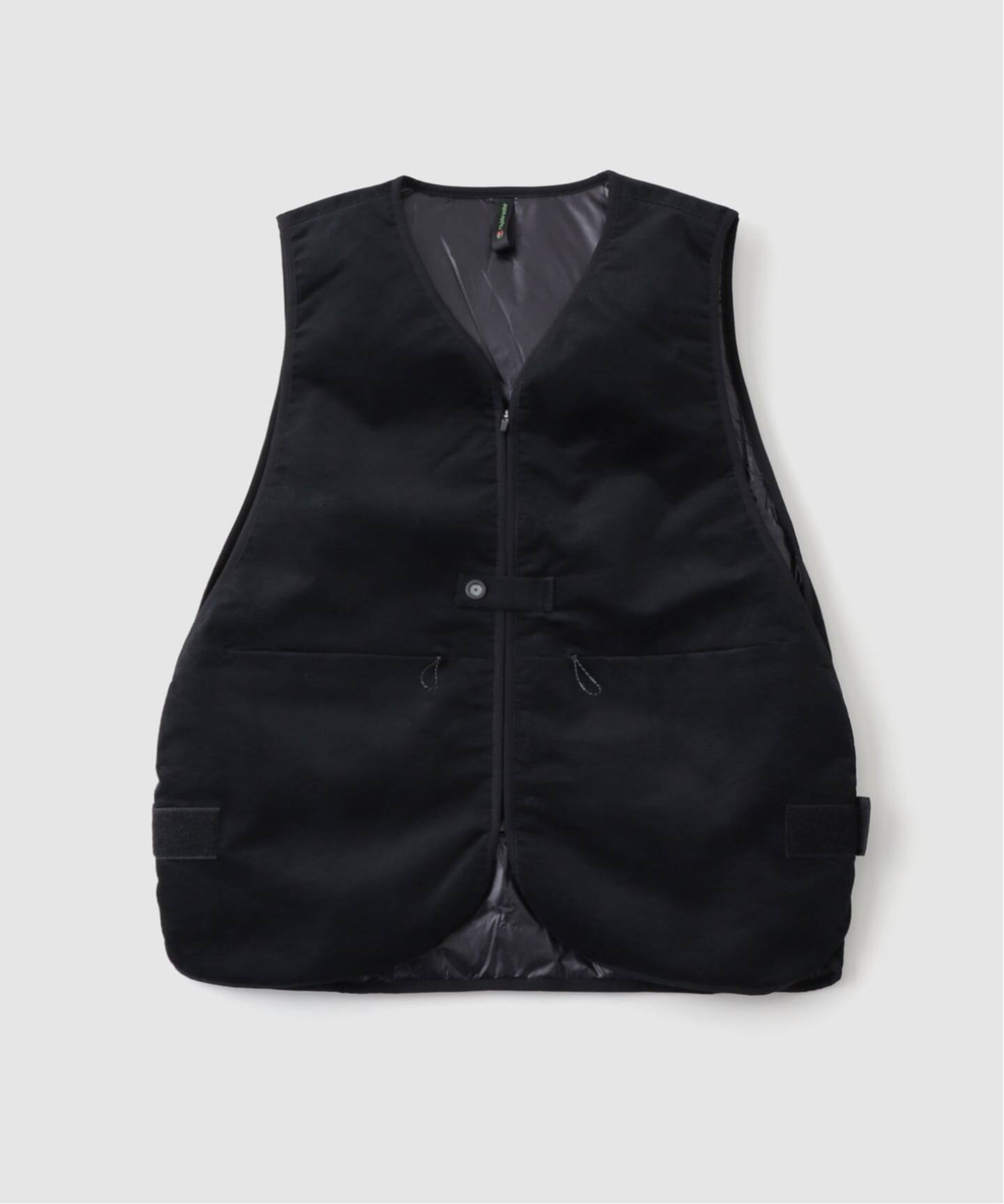 rajabrooke(ラジャブルック)中綿コーデュロイベスト　ネイビー　Mサイズ rajabrooke ラジャブルック CORDUROY VEST コーデュロイベスト (navy