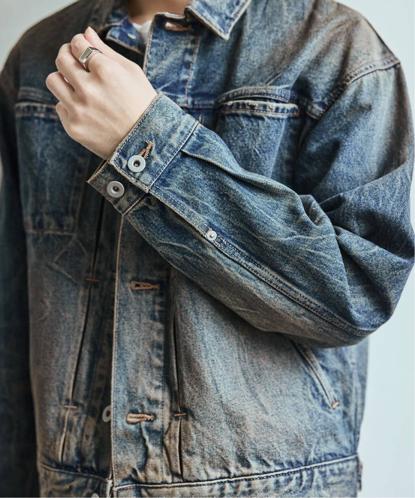 【tama さん専用】JOURNAL STANDARD デニムジャケット TANAKA / タナカ NO COLLAR TRUCKER JACKET（デニムジャケット