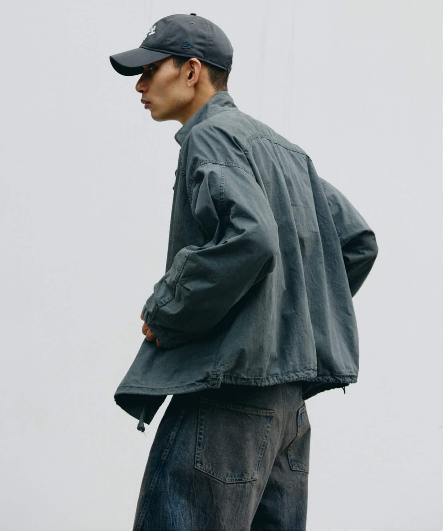 JOURNAL STANDARD 25ss ショートモッズ ガーメントダイ M黒 JOURNAL STANDARD モッズコート コート ショートモッズ