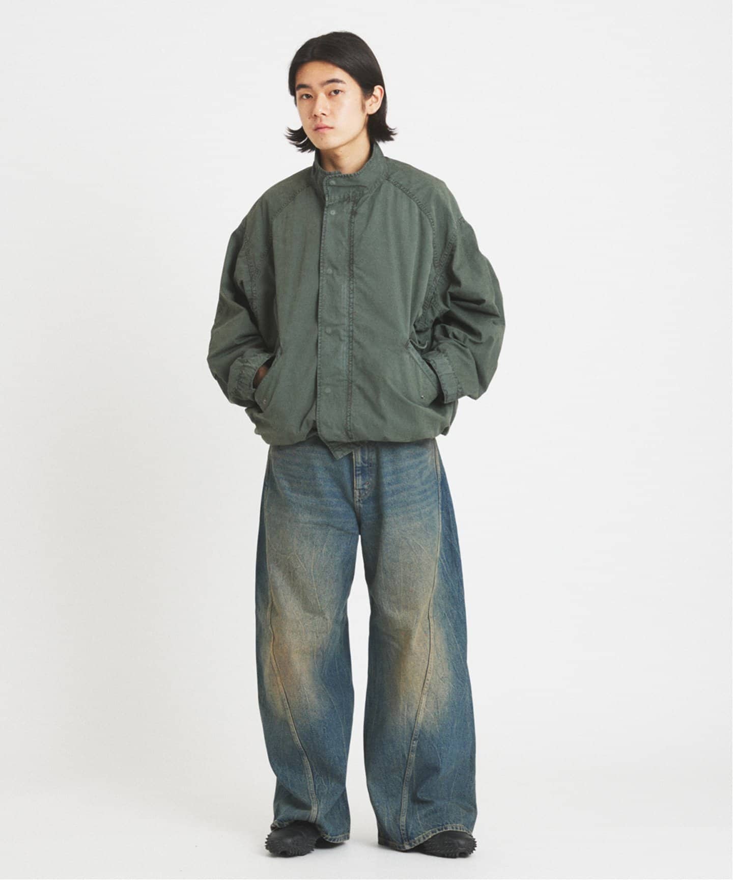JOURNAL STANDARD 25ssショートモッズ ガーメントダイ 美品 JOURNAL STANDARD 25ssショートモッズ ガーメントダイ 美品