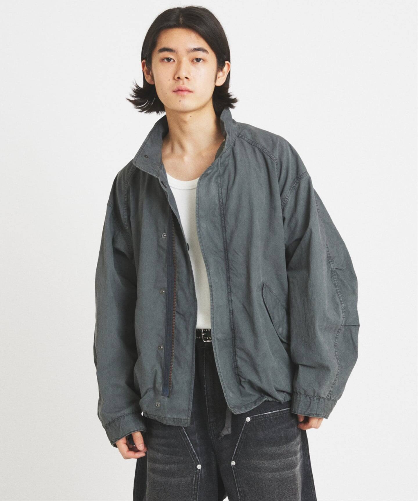 JOURNAL STANDARD 25ss ショートモッズ ガーメントダイ M黒 JOURNAL STANDARD モッズコート コート ショートモッズ