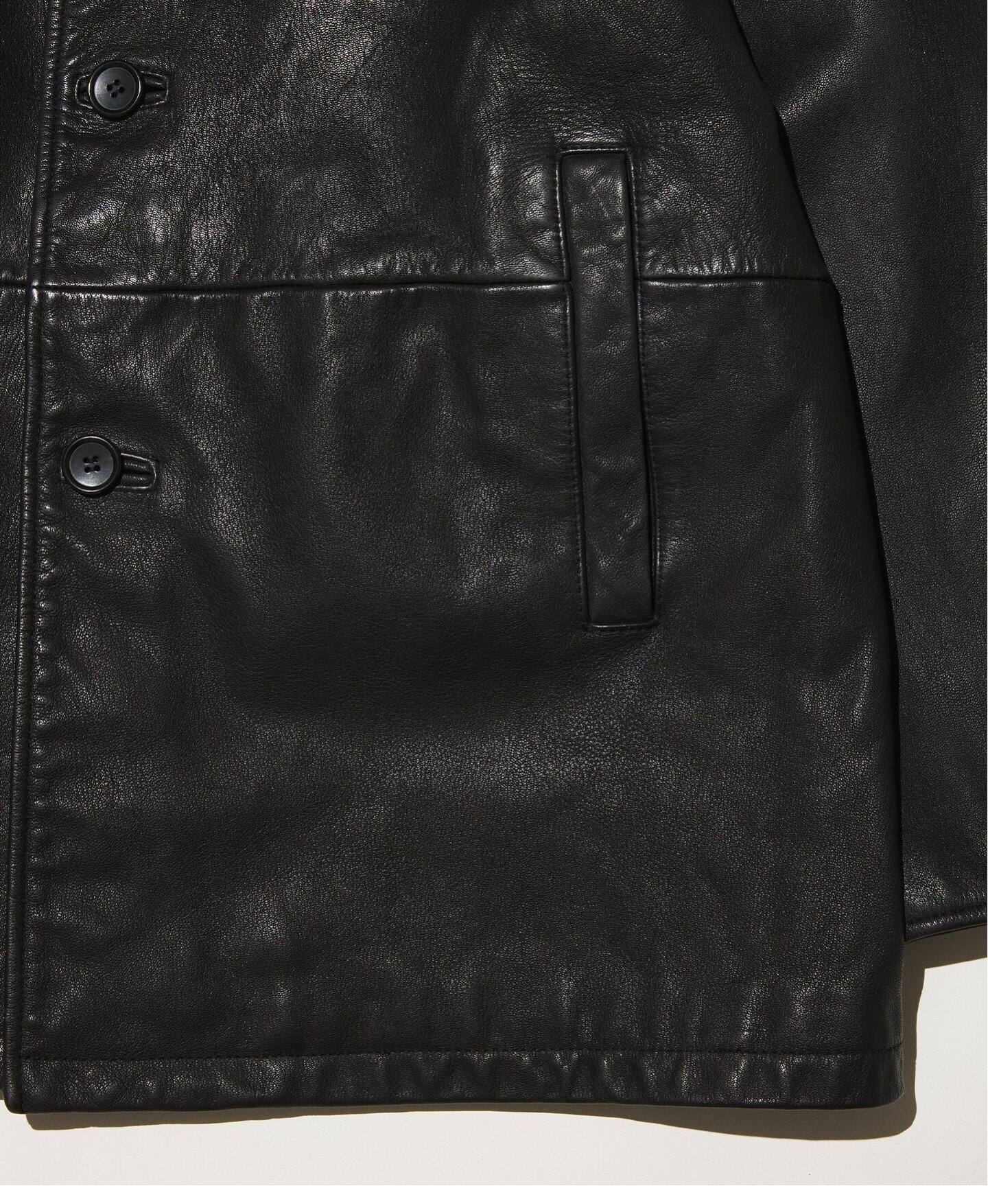 JOURNAL STANDARD ゴートレザー ジャケット L チャイロ ゴートレザー ダッズカバーオール（レザージャケット）｜JOURNAL