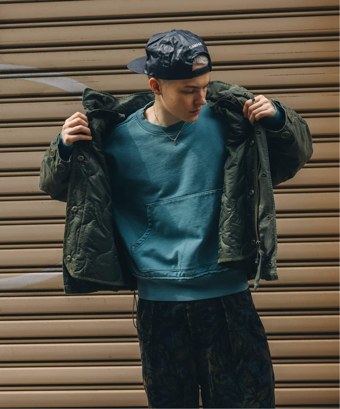 JOURNAL STANDARD 25ss ショートモッズ ガーメントダイ M黒 JOURNAL STANDARD モッズコート コート ショートモッズ