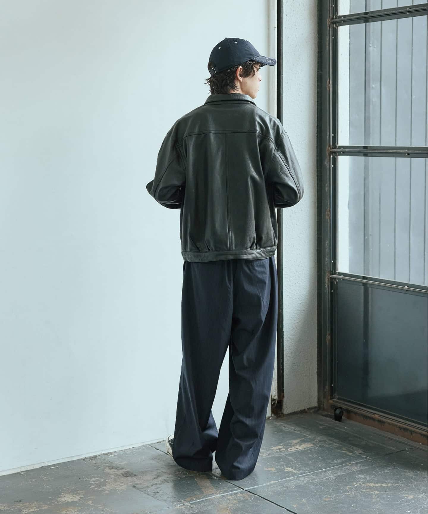 JOURNAL STANDARD NZ ラムレザー トラッカージャケット JOURNAL STANDARD ブルゾン アウター NZ ラムレザー トラッカー