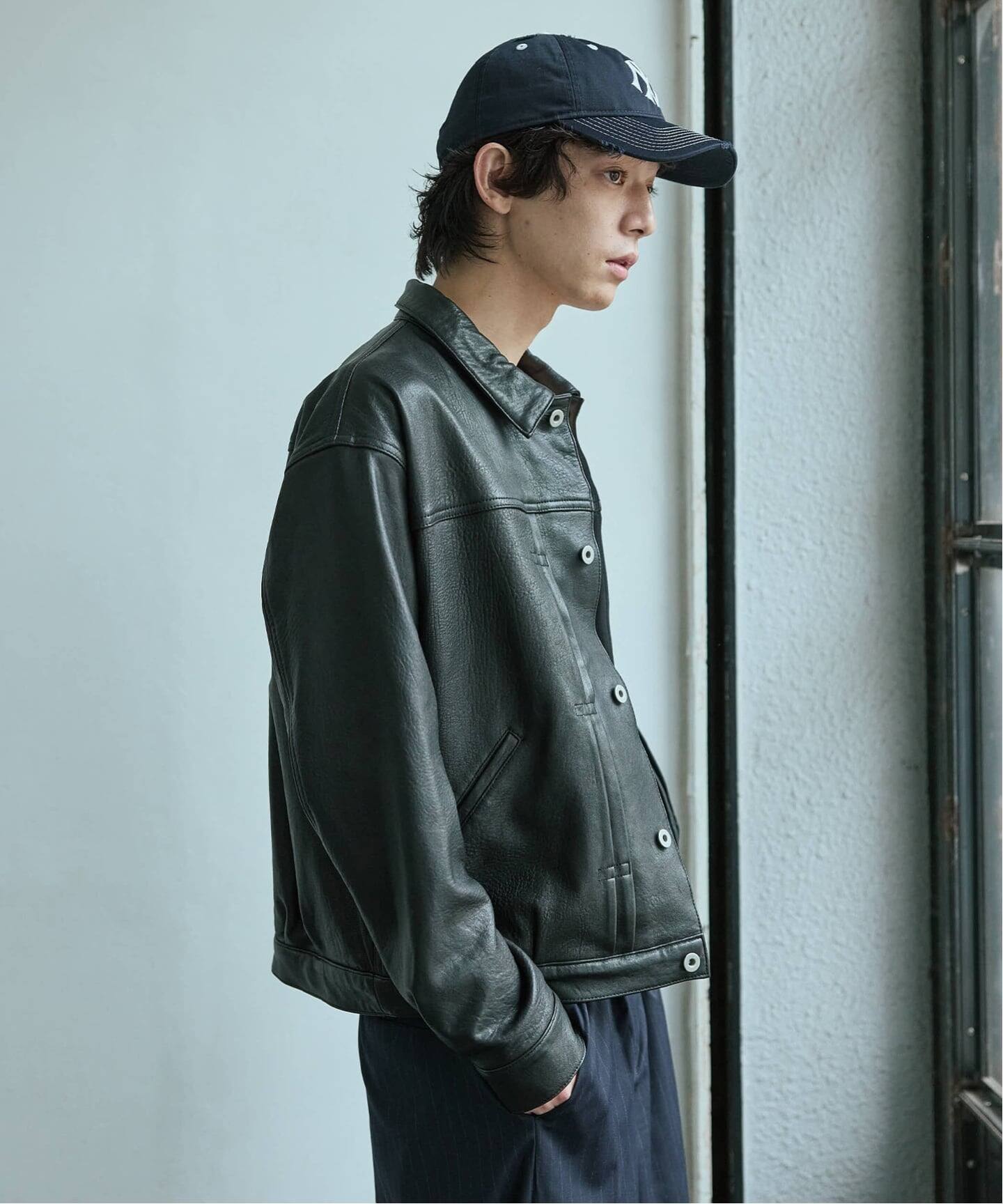 JOURNAL STANDARD NZ ラムレザー トラッカージャケット JOURNAL STANDARD｜《予約》NZ ラムレザー トラッカージャケット