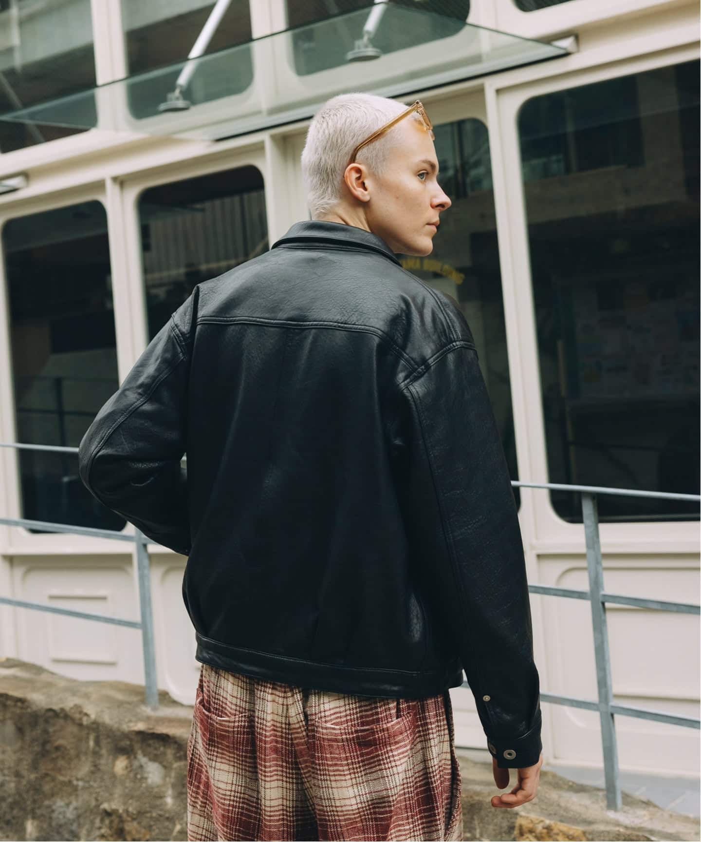 ニュージーランド ラムレザー トラッカージャケット（レザージャケット