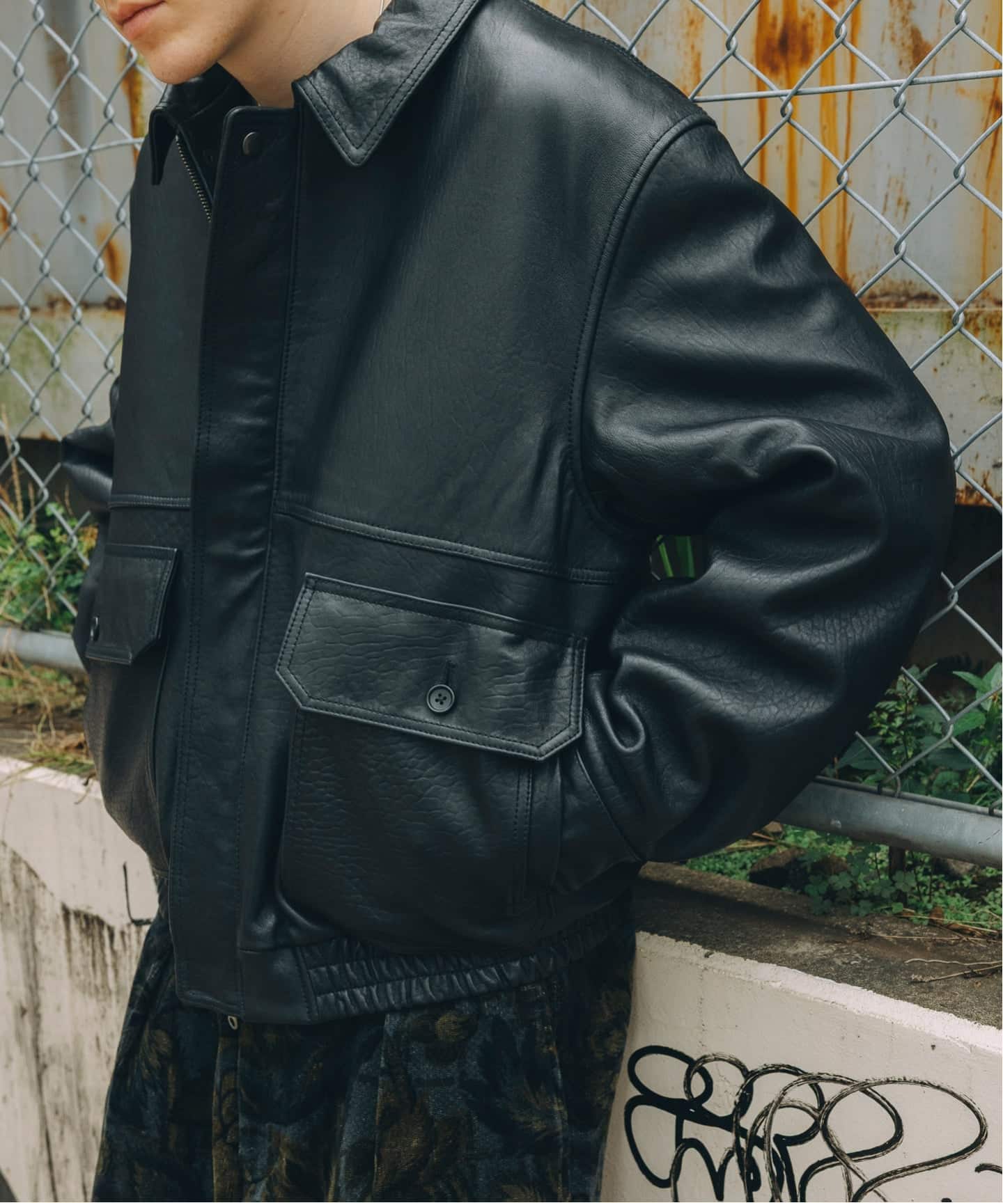 JOURNAL STANDARD ラムダッドレザージャケット ブラック ジャーナルスタンダード JOURNAL STANDARD 《予約》ラム ダッド