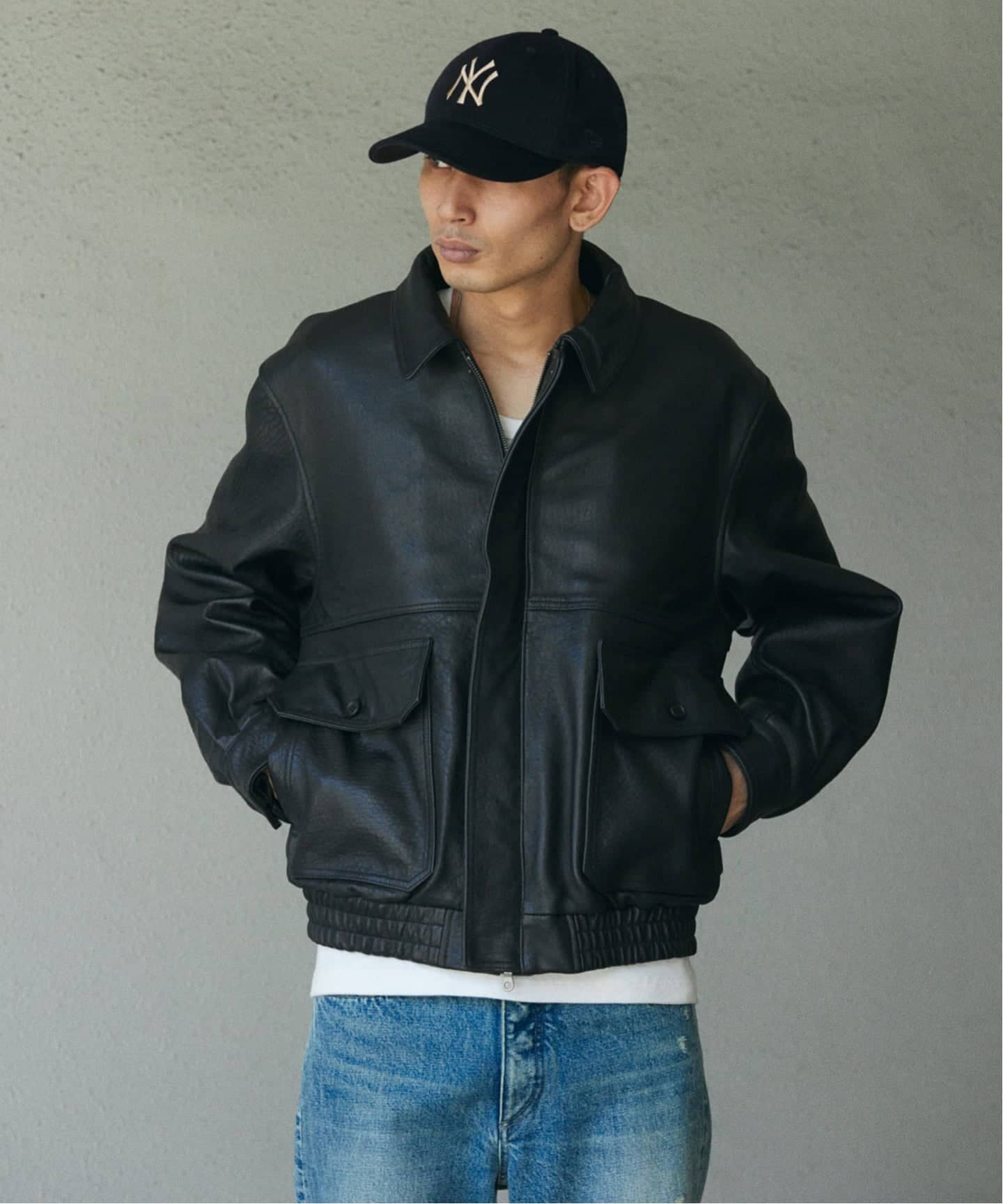 予約》ラム ダッド レザー ヴィンテージ（レザージャケット
