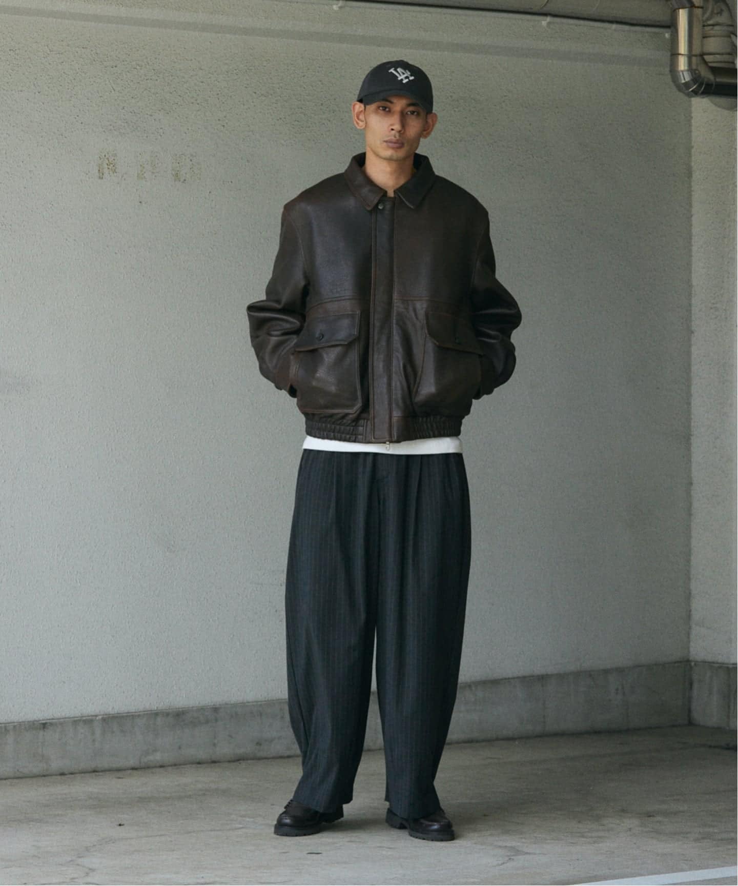 極美品JOURNALSTANDARD23AWラムダッドレザージャケット M 黒 JOURNAL STANDARD ブルゾン アウター ラムダッドレザー