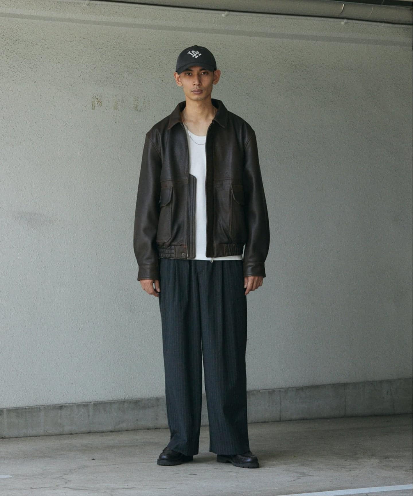 【完売】ジャーナルスタンダード ラムダッドレザーヴィンテージ ブラウン ラム ダッド レザー ヴィンテージ（レザージャケット）｜JOURNAL