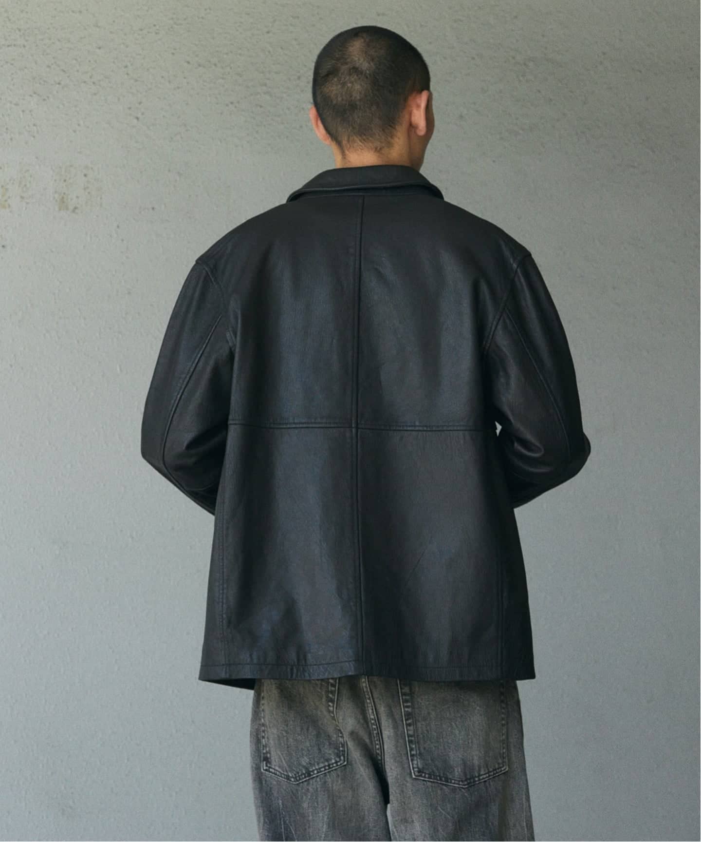 【完売品】24年モデル ジャーナルスタンダード レザー カーコート 黒 M 完売品】24年モデル ジャーナルスタンダード レザー カーコート