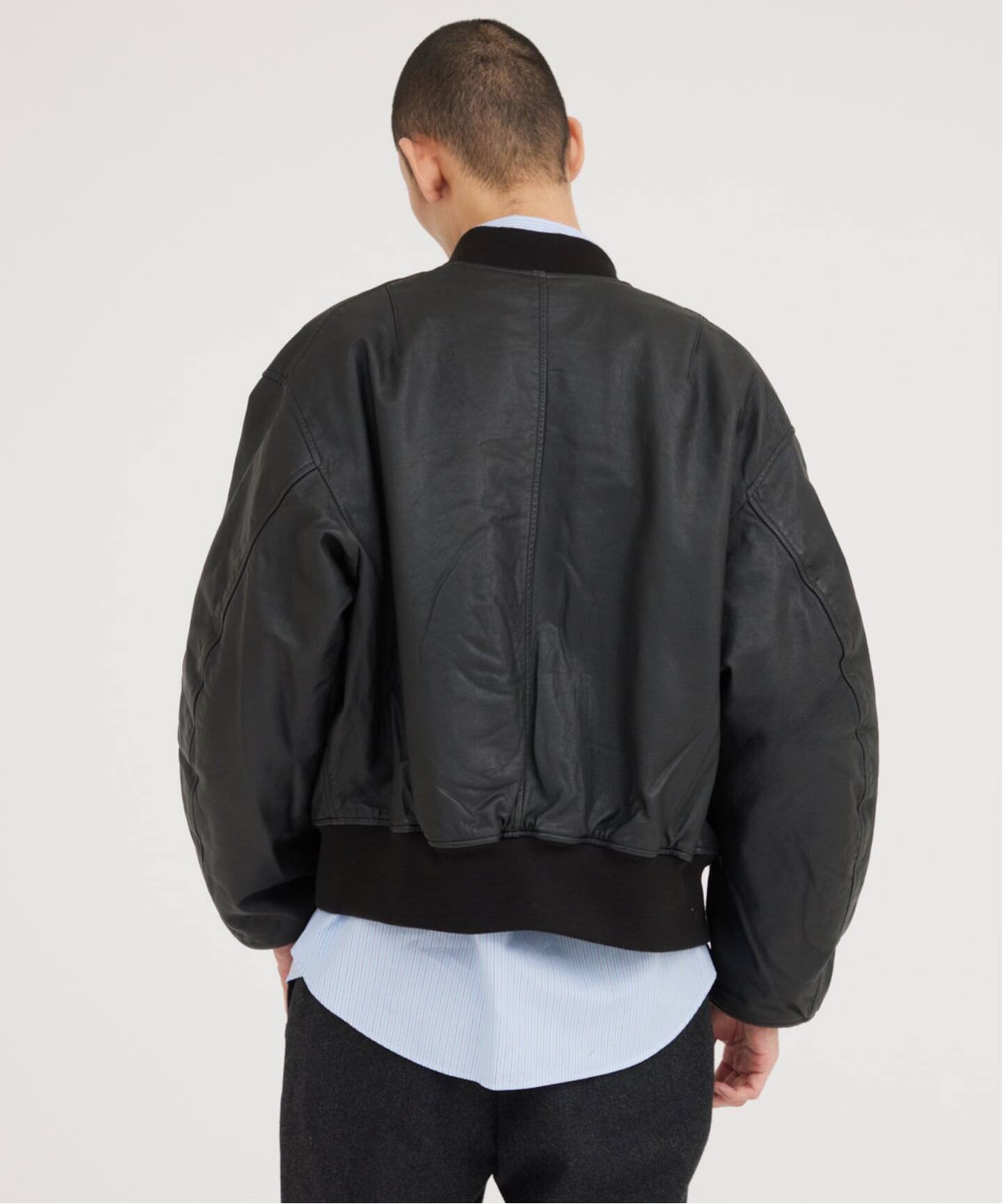 ゴートレザー ボンバーブルゾン（レザージャケット）｜JOURNAL