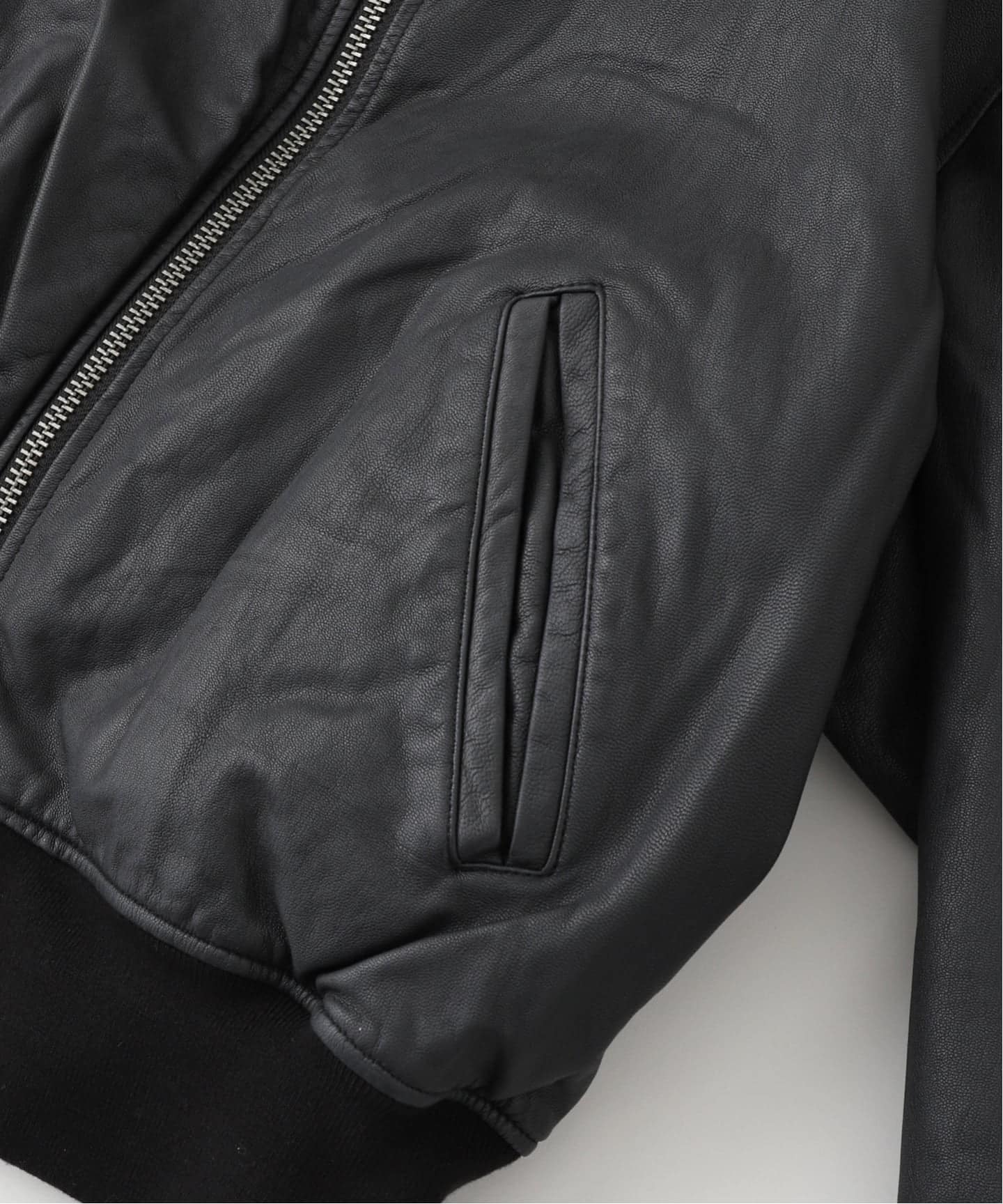 ゴートレザー ボンバーブルゾン（レザージャケット）｜JOURNAL