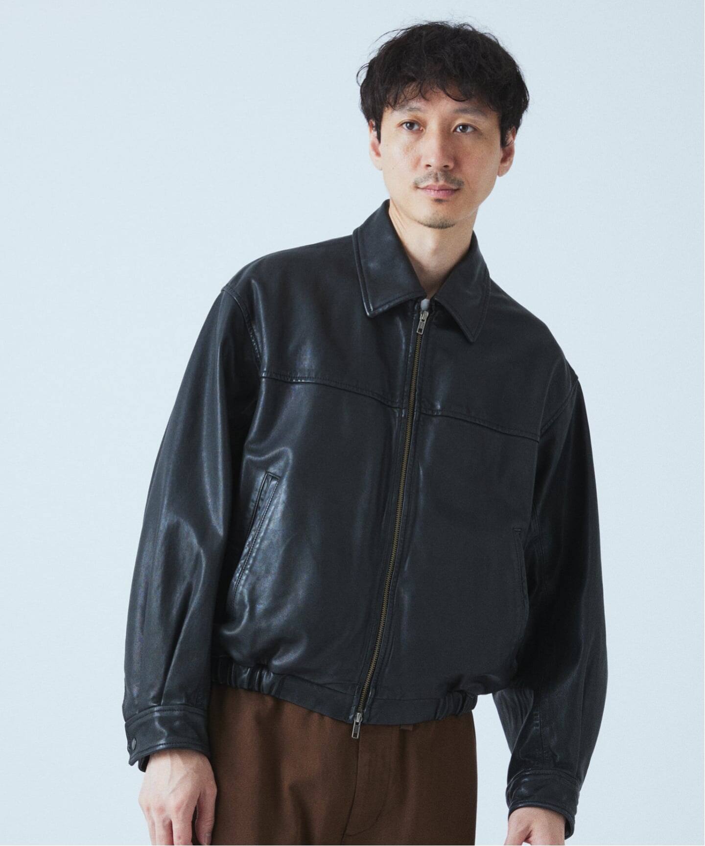 JOURNAL STANDARD シープレザーライダースブルゾン JOURNAL STANDARD 革ジャン ライダース シープレザー ダブル