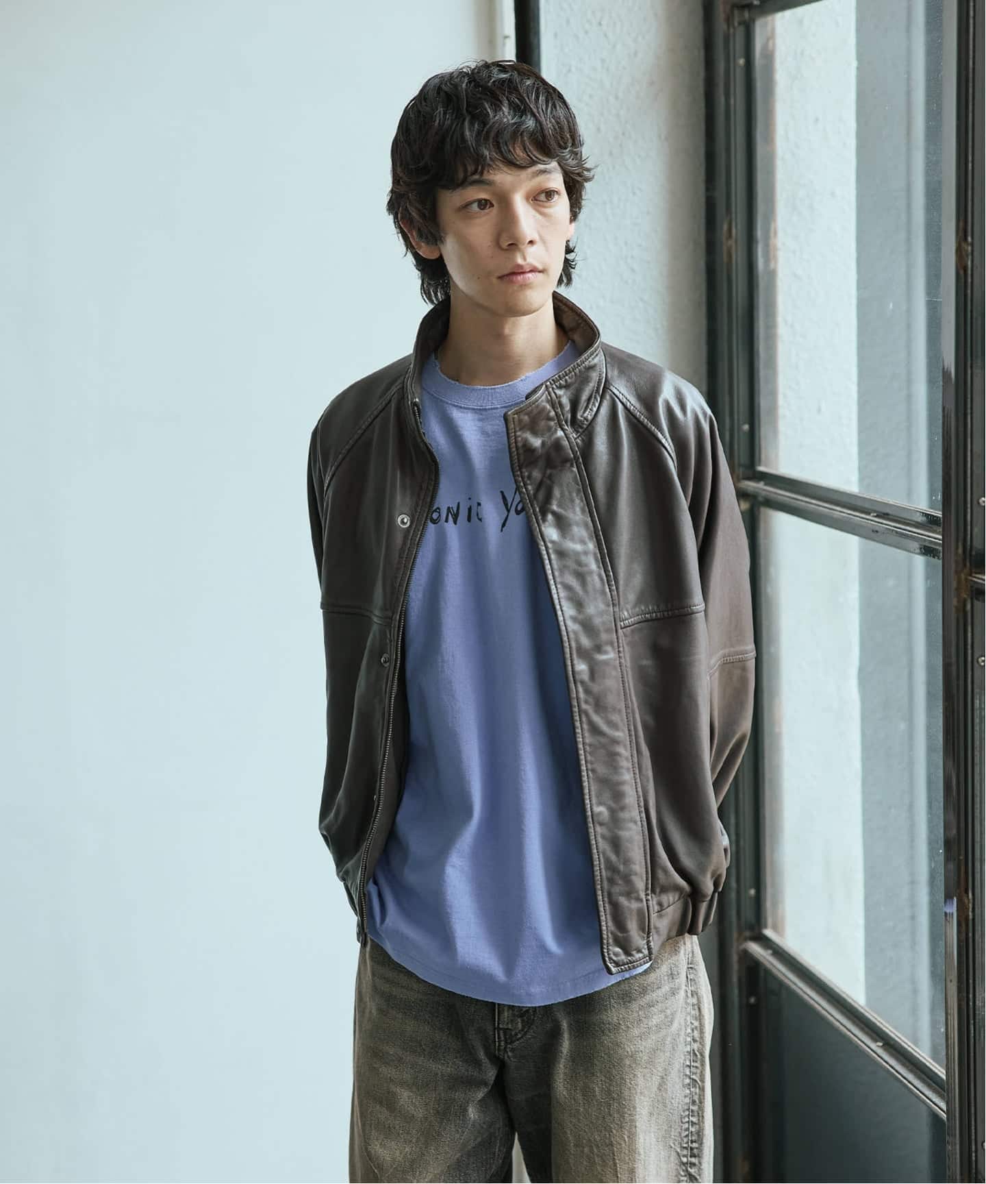 ［専用］JOURNAL STANDARD シープレザー スタンドブルゾン シープ レザー ウォッシュド スタンド ブルゾン（レザージャケット