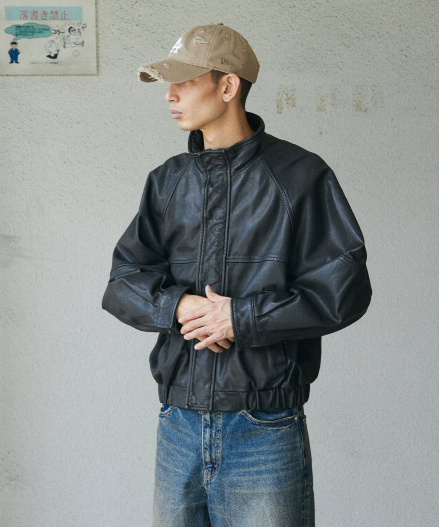 journal standard シープ レザー ウォッシュド ジップ ブルゾン JOURNAL STANDARD｜シープ レザー ウォッシュド ジップ ブルゾン