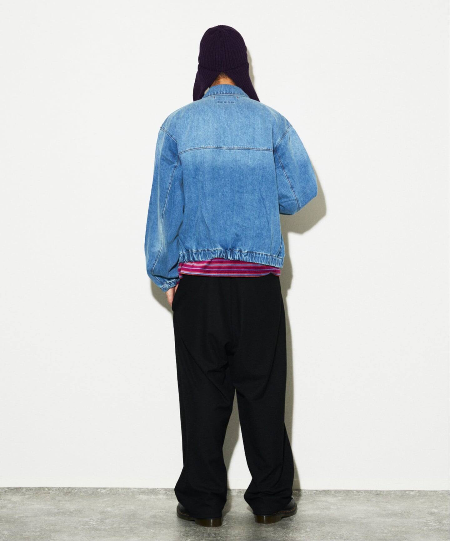 リヨセル ブレンド デニム ボックス ブルゾン（デニムジャケット