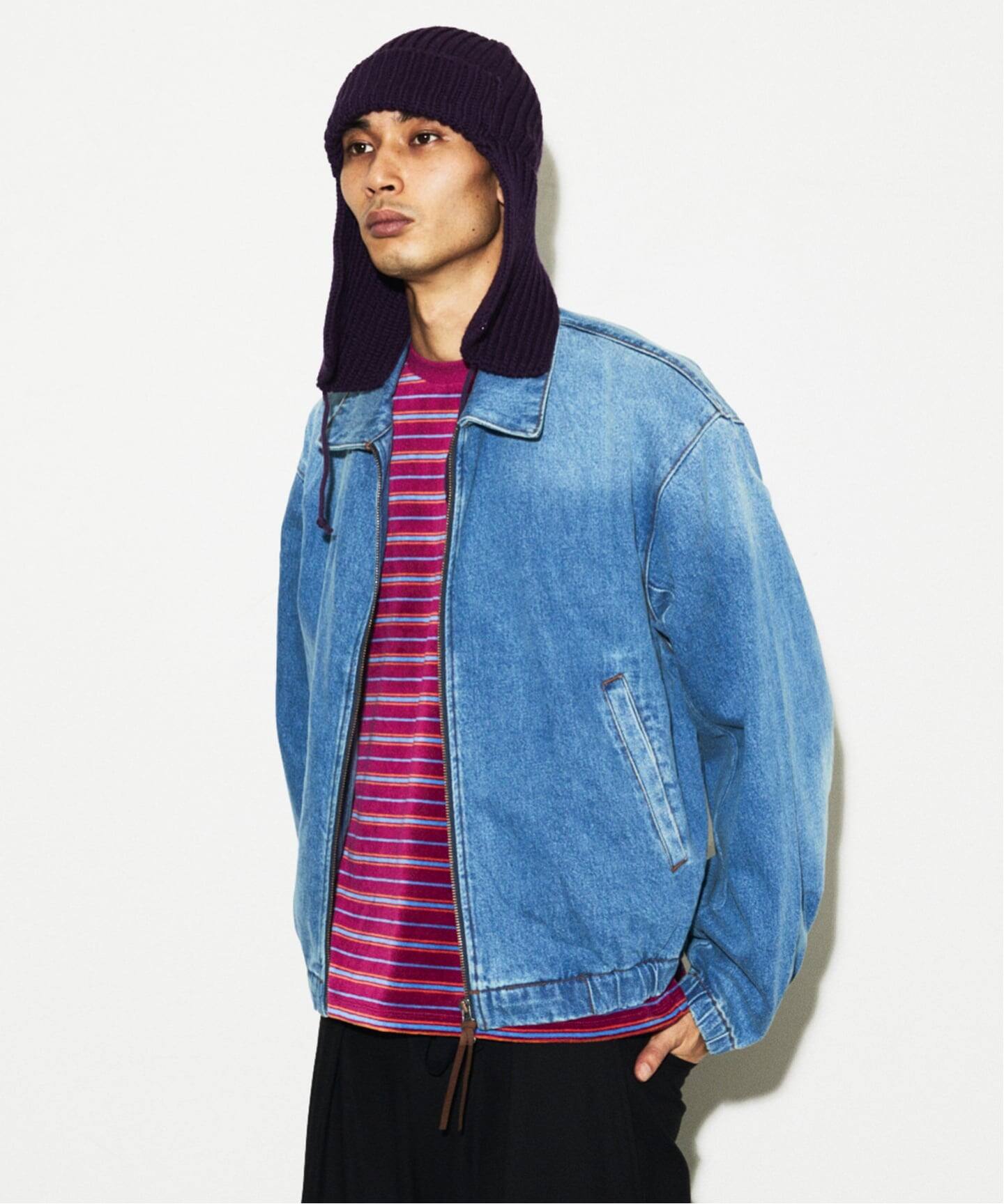 リヨセル ブレンド デニム ボックス ブルゾン（デニムジャケット