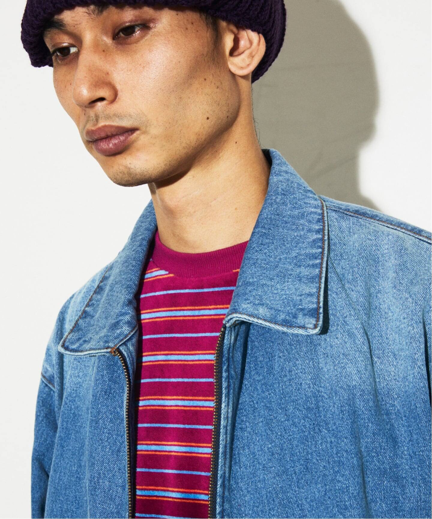 リヨセル ブレンド デニム ボックス ブルゾン（デニムジャケット