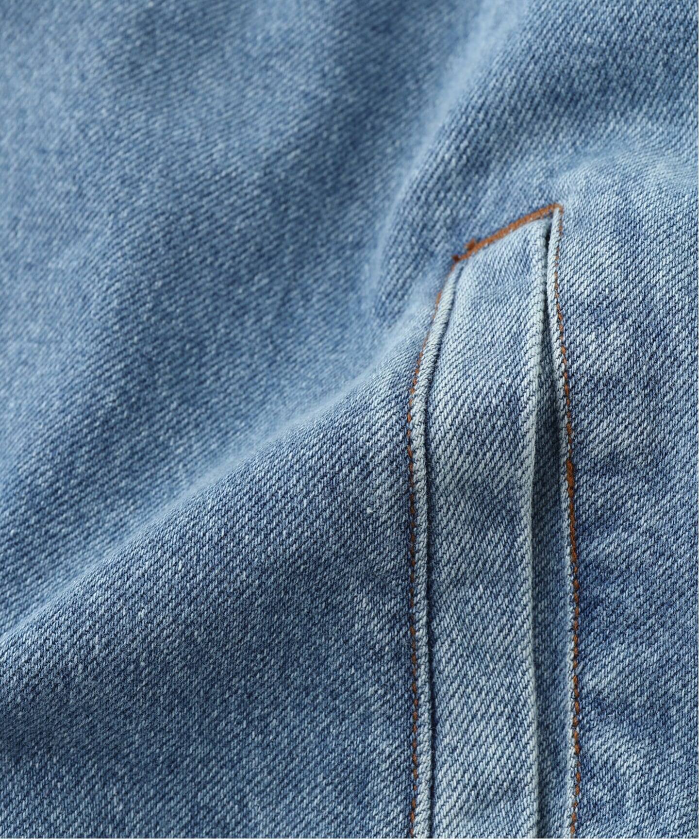 リヨセル ブレンド デニム ボックス ブルゾン（デニムジャケット