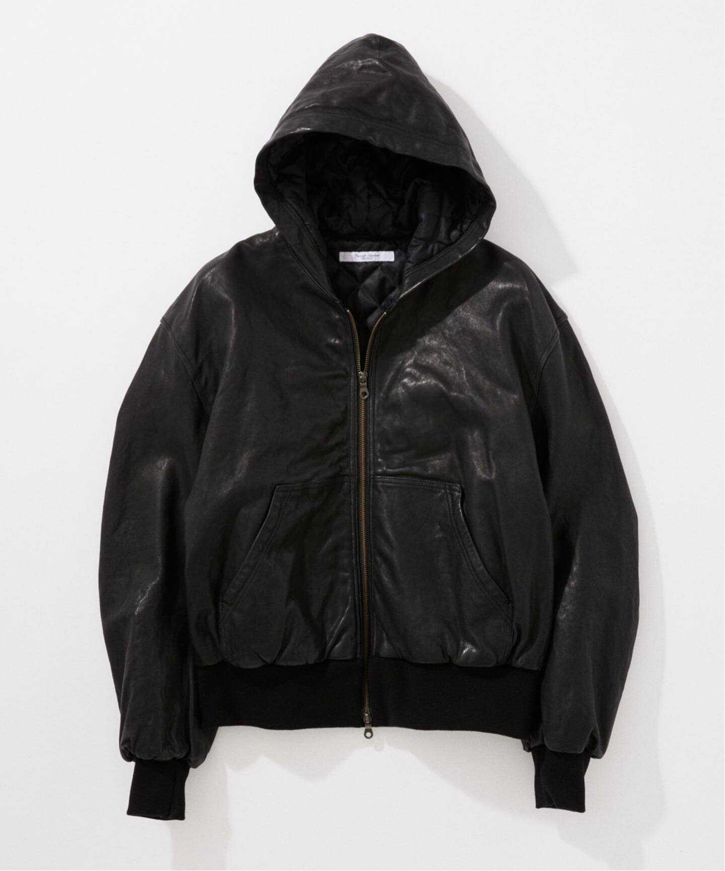 ジャーナルスタンダード（JOURNAL STANDARD）/シープ レザー フルベジ ジップ フーディ シープ レザー フルベジ ジップ フーディ（レザージャケット
