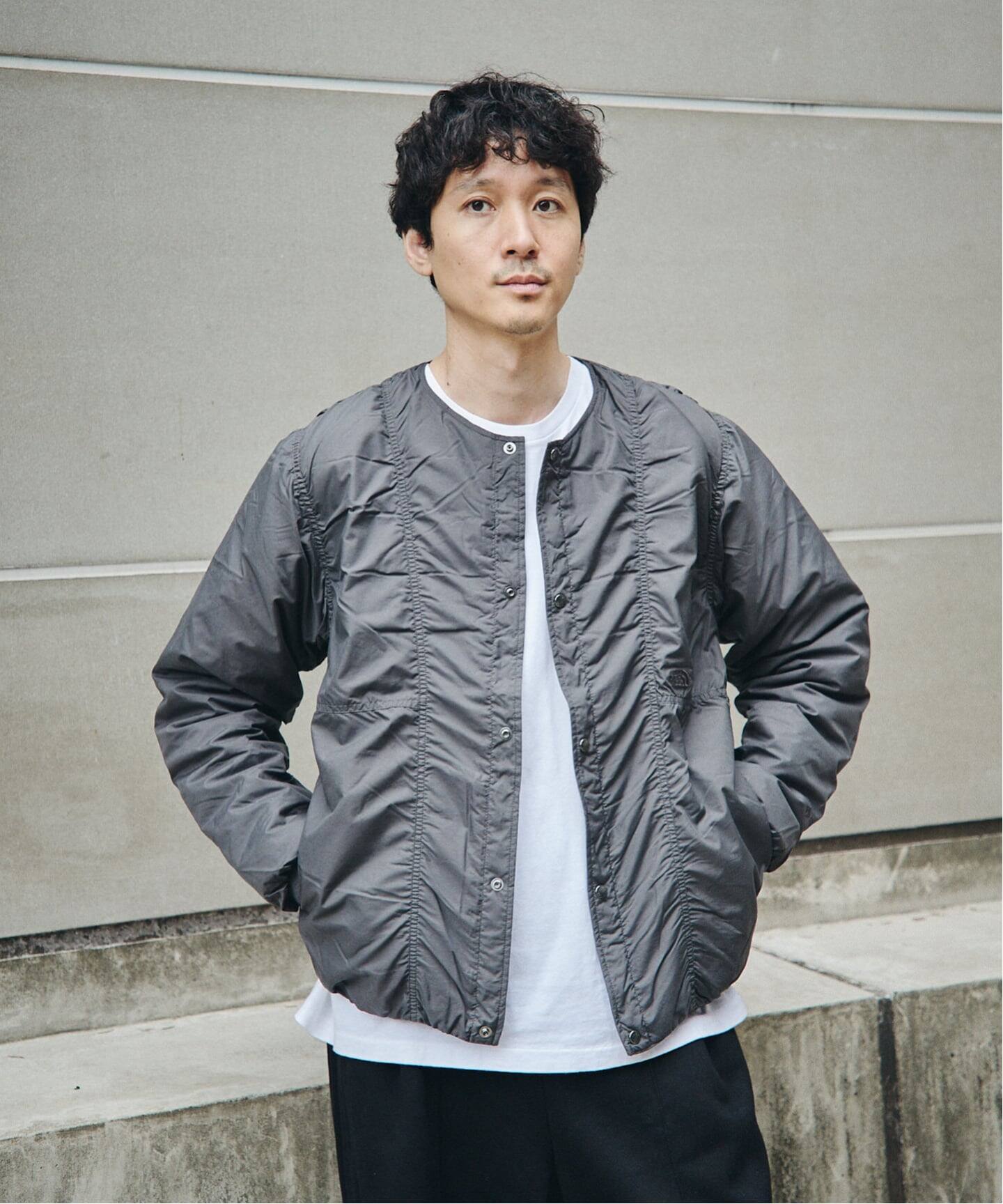 #ノースフェイス　ゼファーシェルカーディガン　L THE NORTH FACE】ダウン(レディース ウインドストッパーゼファー