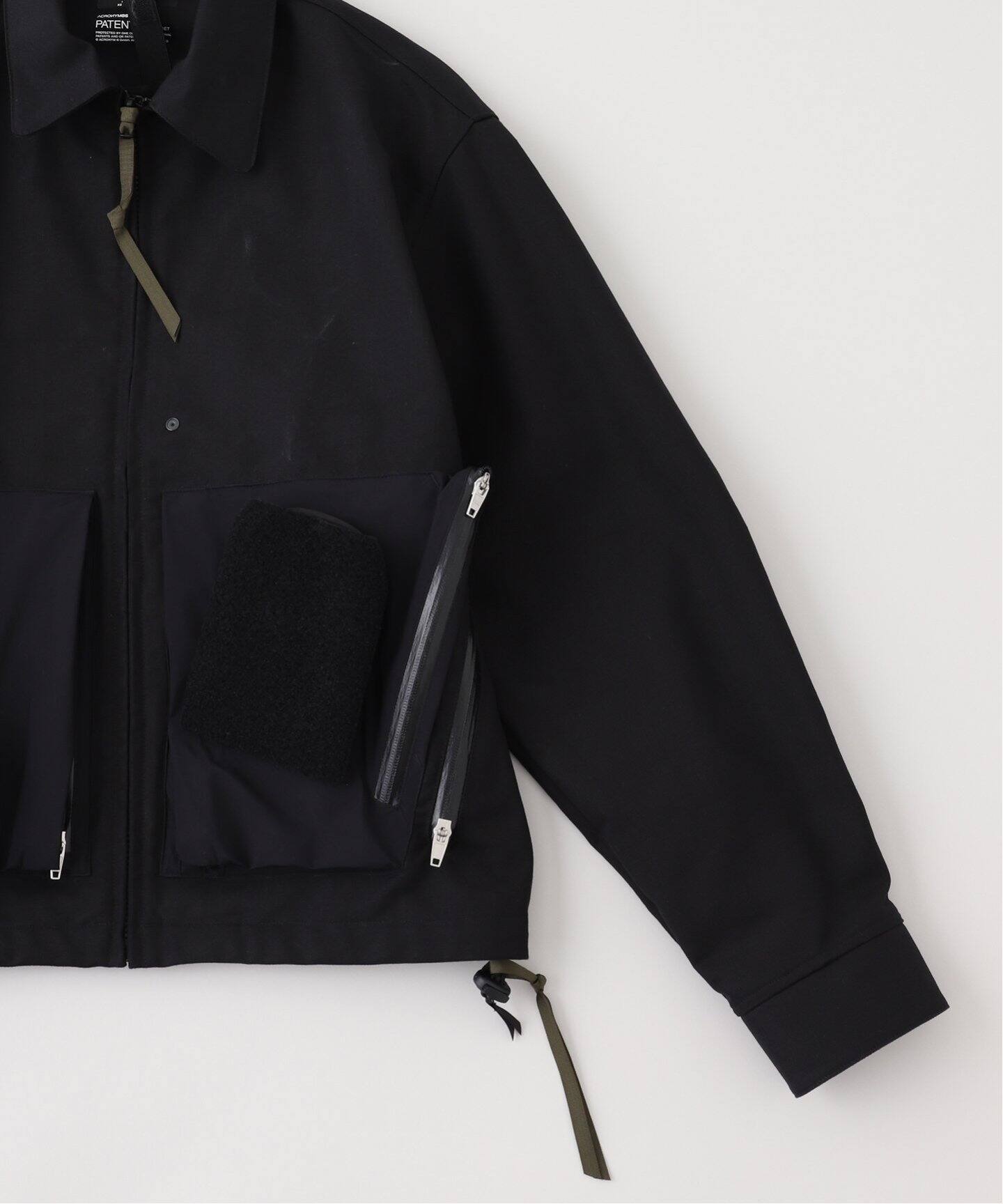 acronym j121-ki 24aw L アクロニウム black ブラック ACRONYM ''J121A-KI RIPSMOLESKIN TECH COACH JACKET'' (BLACK