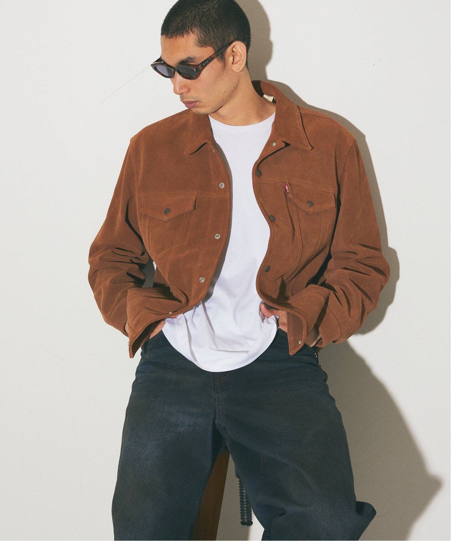 c*3様 新品LEVI’Sリーバイス別注TYPE III スエードトラッカージャ Levi's（リーバイス） ブルゾン アウター LEVI'S(R) / リーバイス(R