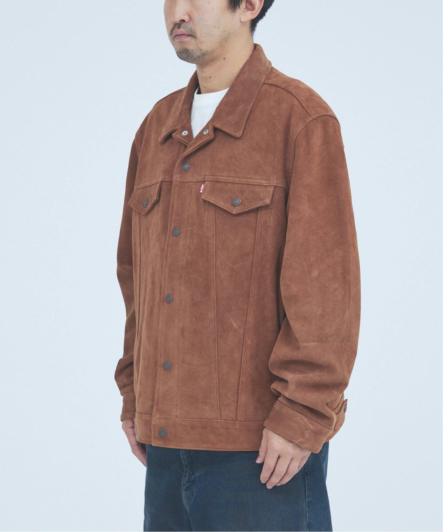 Levi's スエードレザージャケット ブラウン Levi's スエードレザージャケット ブラウン