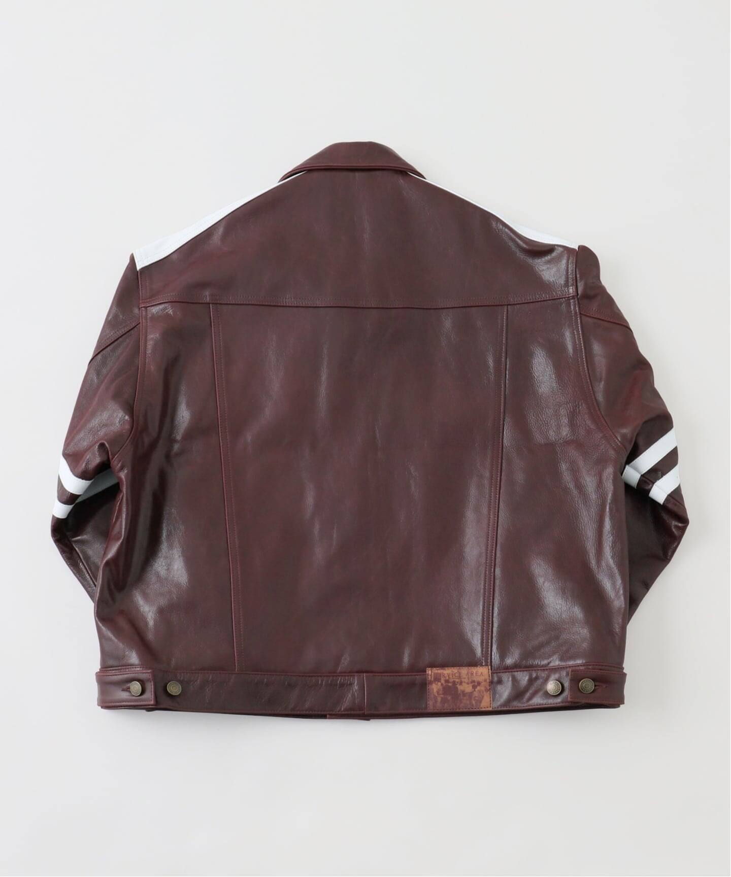 SERVICE AREA LTR Trucker Jacket（レザージャケット）｜JOURNAL