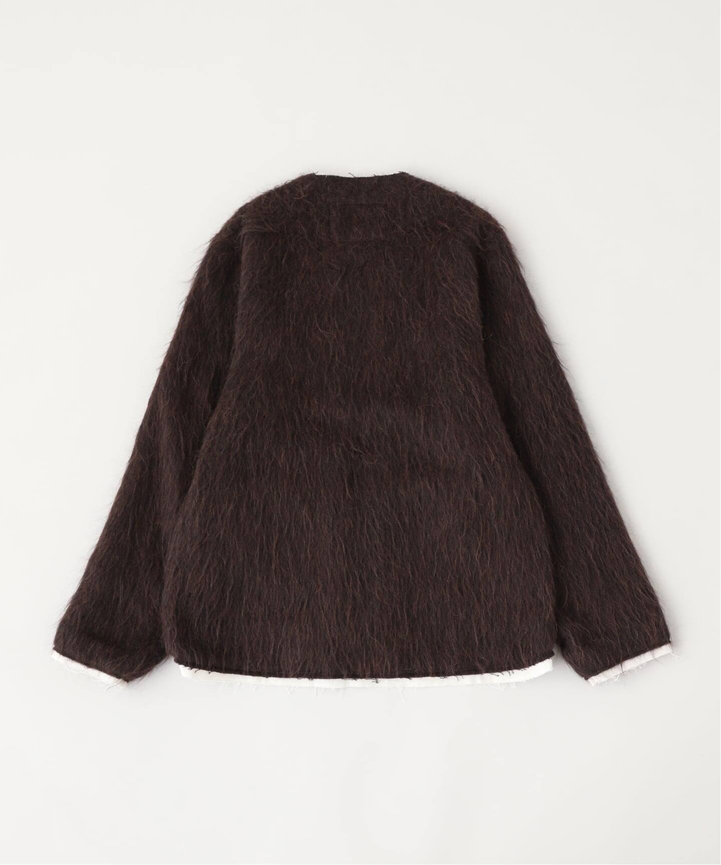CAMIEL FORTGENS / カミエル・フォートヘンス CARDI-V JKT hairy wool