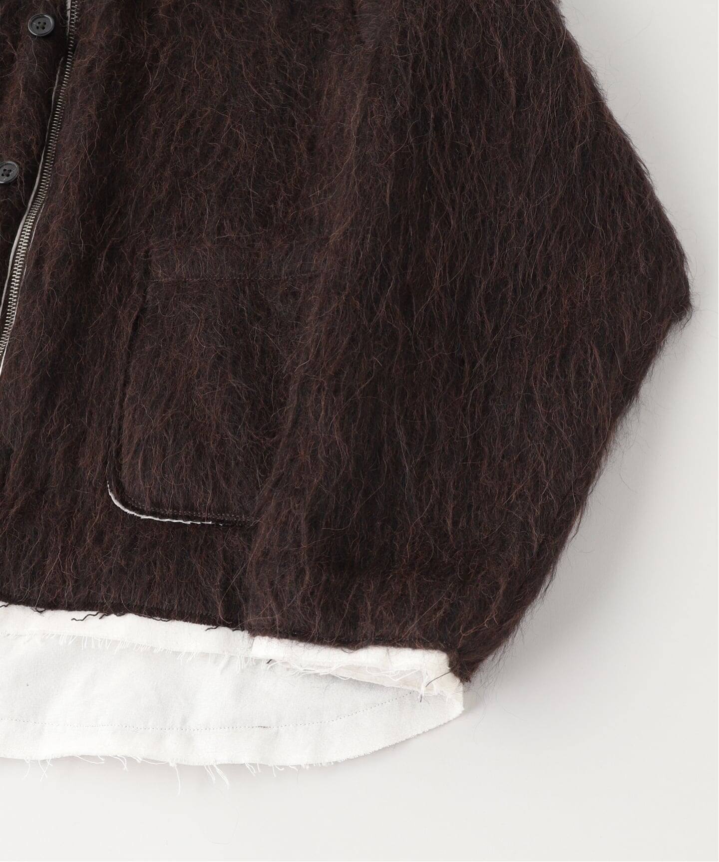 CAMIEL FORTGENS / カミエル・フォートヘンス CARDI-V JKT hairy wool