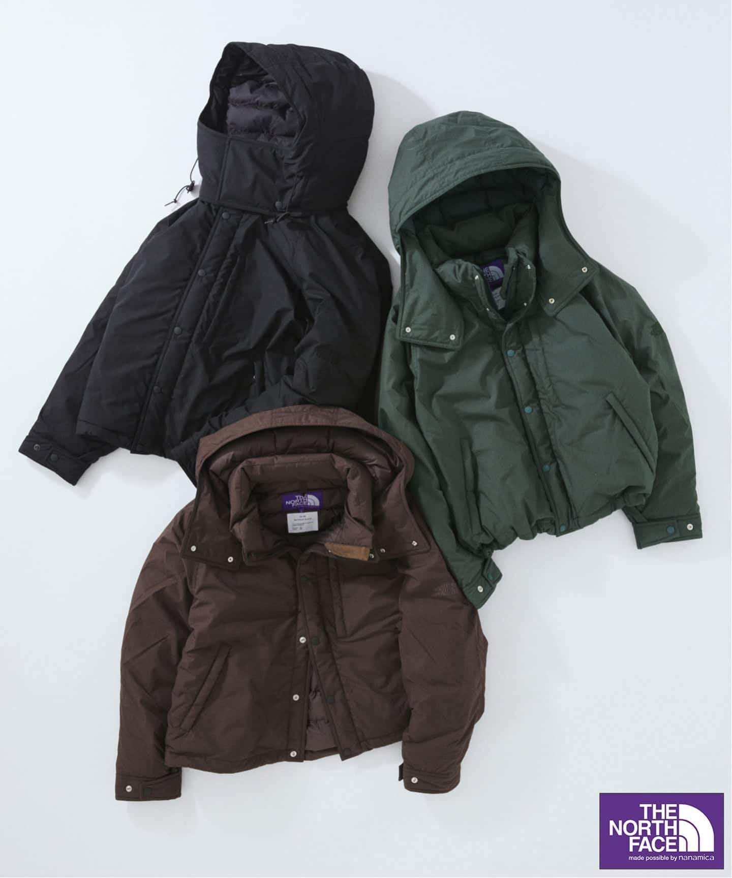 THE NORTH FACE×JS　別注 マウンテンショートダウン　ブラック　S THE NORTH FACE PURPLE LABEL（ザ ノースフェイス パープル