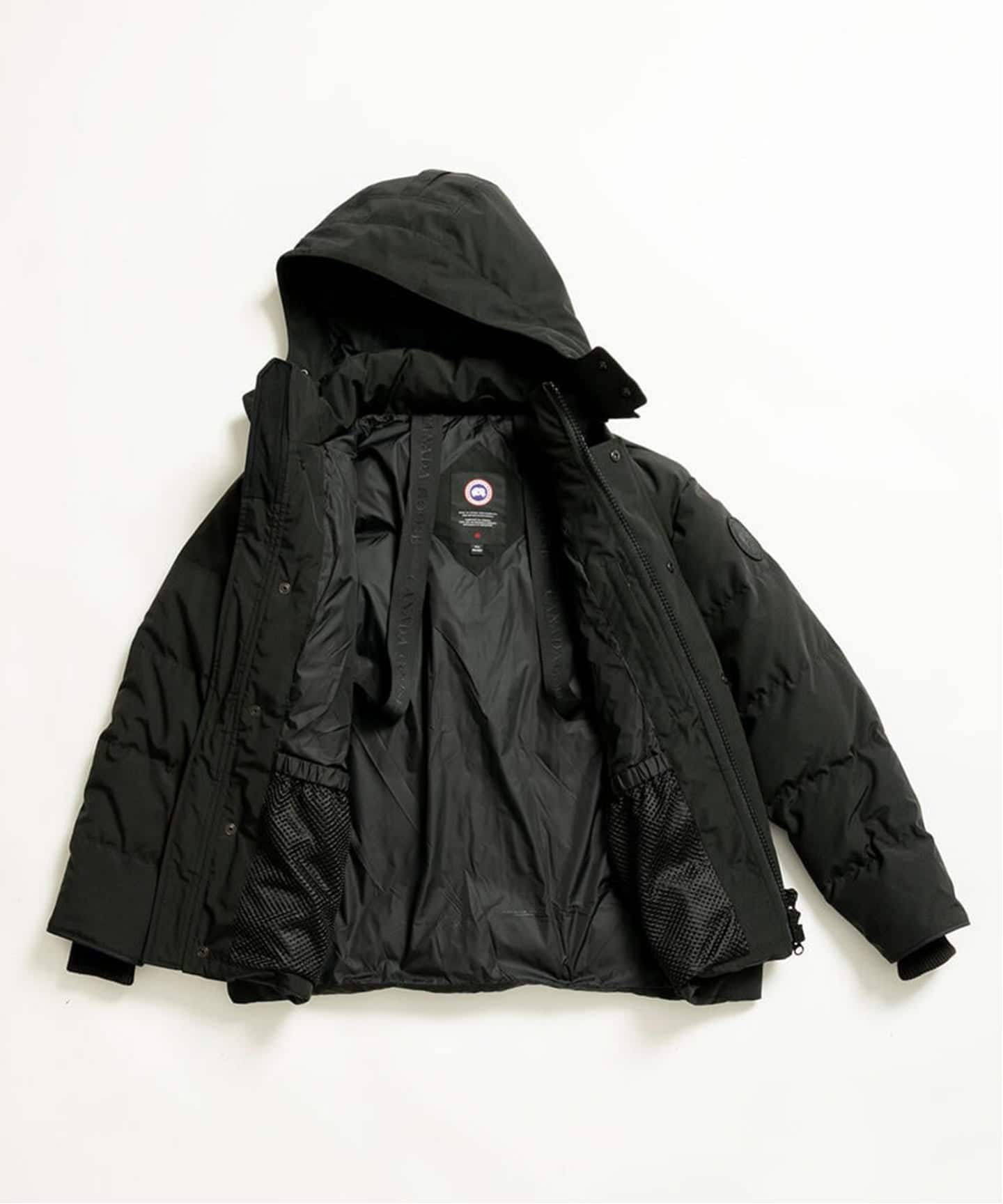 カナダグース ウィンダム パーカー ダウンジャケット ブラック CANADA GOOSE カナダグース Wyndham Parka BLACK LABELスタイル | 4050