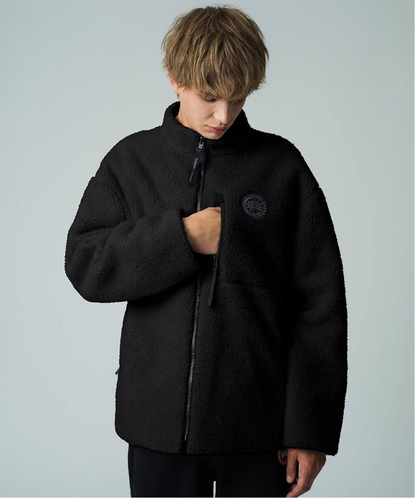CANADA GOOSE / カナダグース リバーシブル フリース ブラックレーベル 