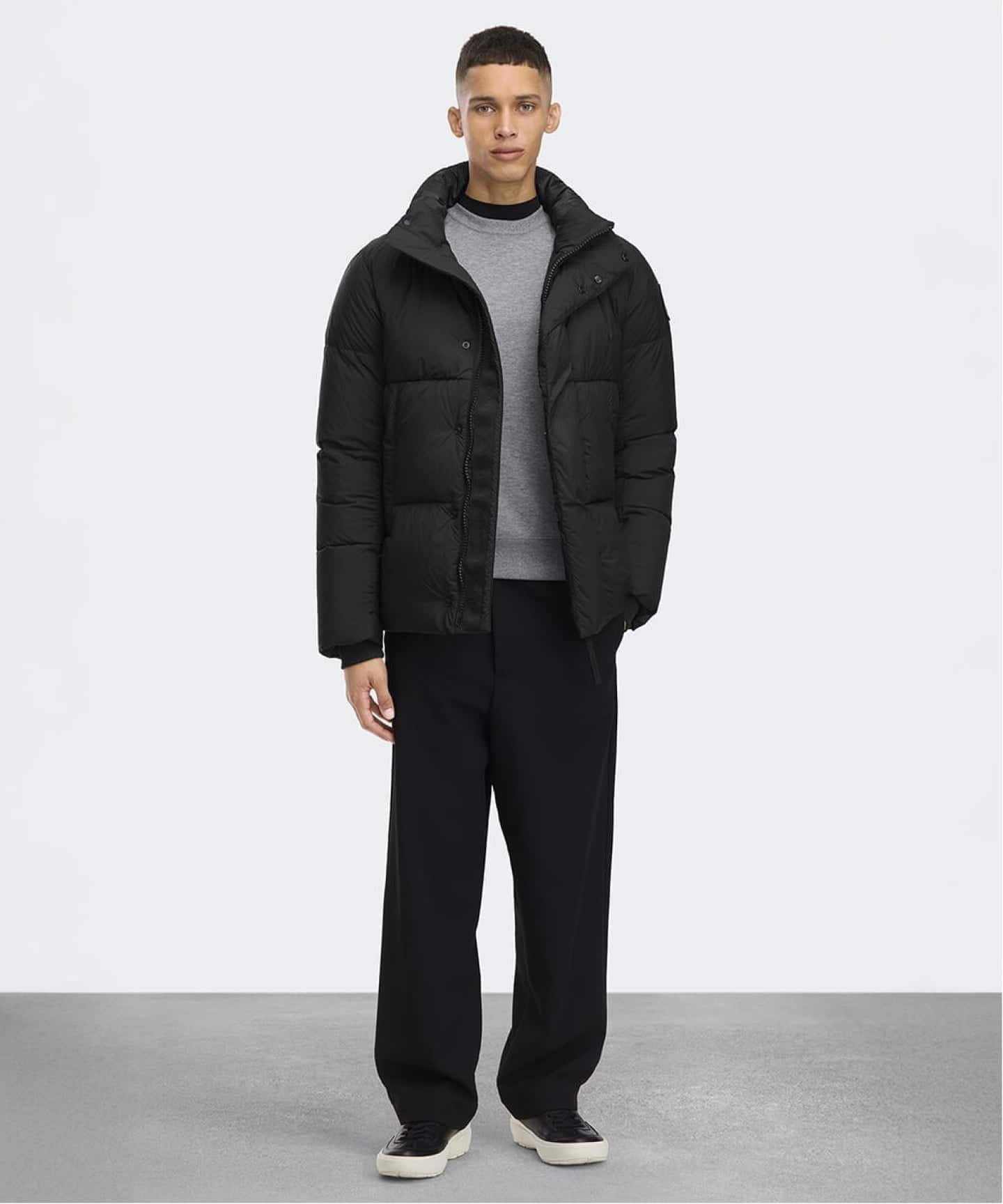 予約》CANADA GOOSE / カナダグース エバレット パッファー ブラック