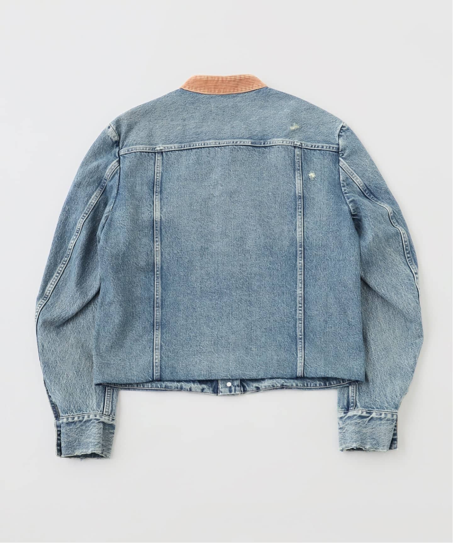 TANAKA / タナカ NO COLLAR TRUCKER JACKET（デニムジャケット