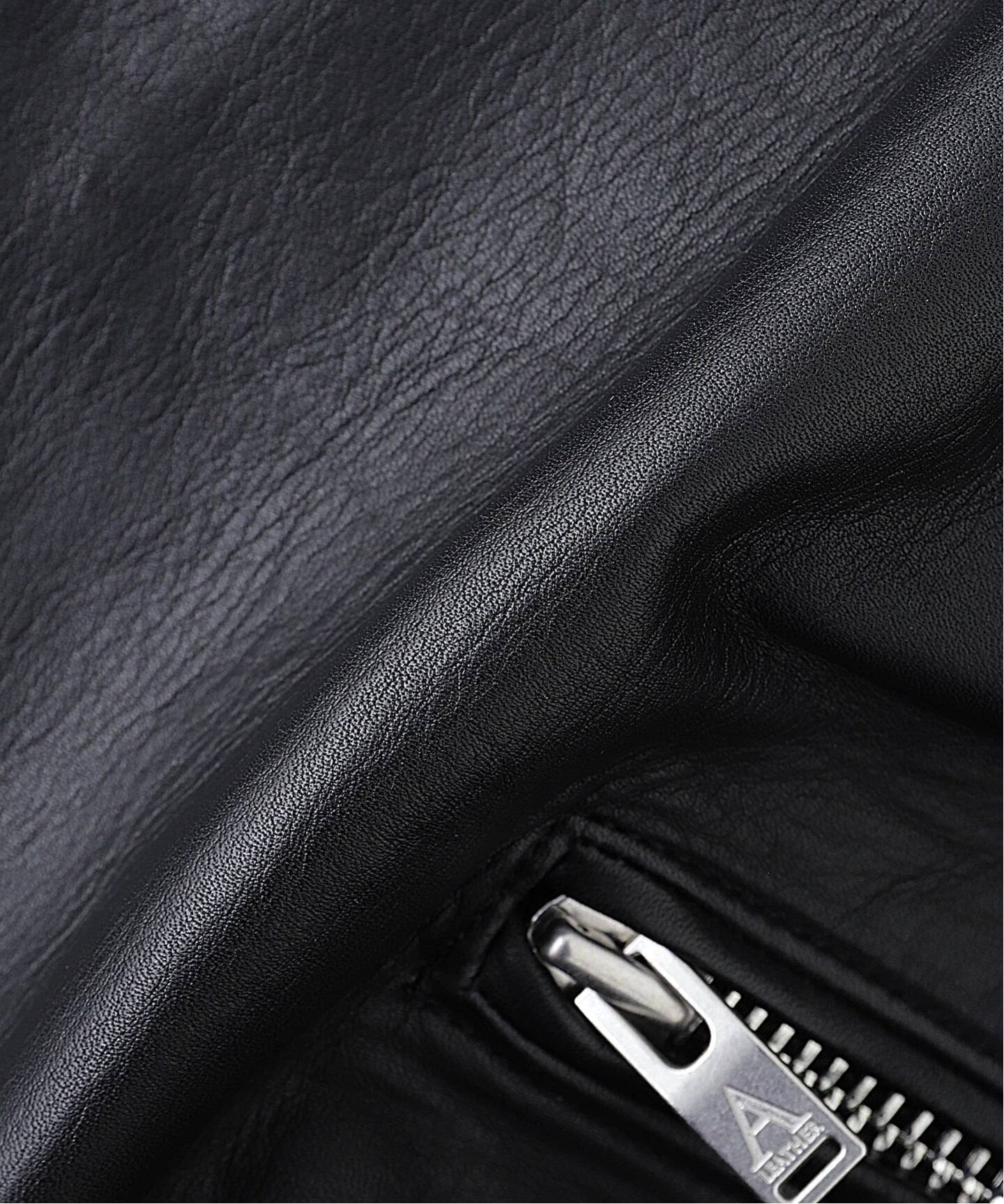 10/5マデ　A LEATHER エーレザー Moto Jacket ライダース A LEATHER / エーレザー MOTO JACKET（レザージャケット