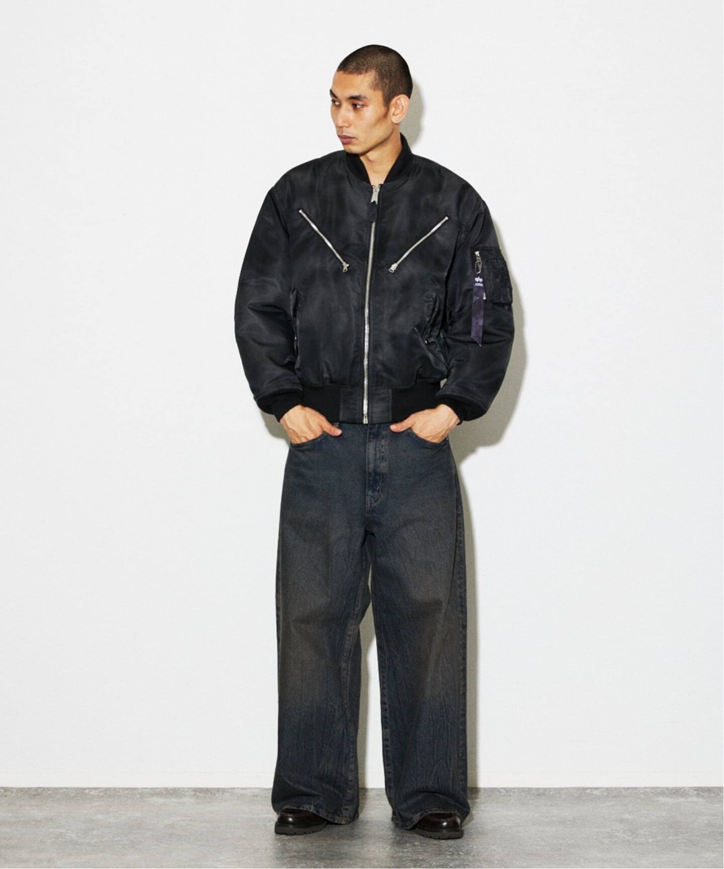 予約》ALPHA / アルファ 別注 BLACK FADE MA-1（MA-1）｜JOURNAL