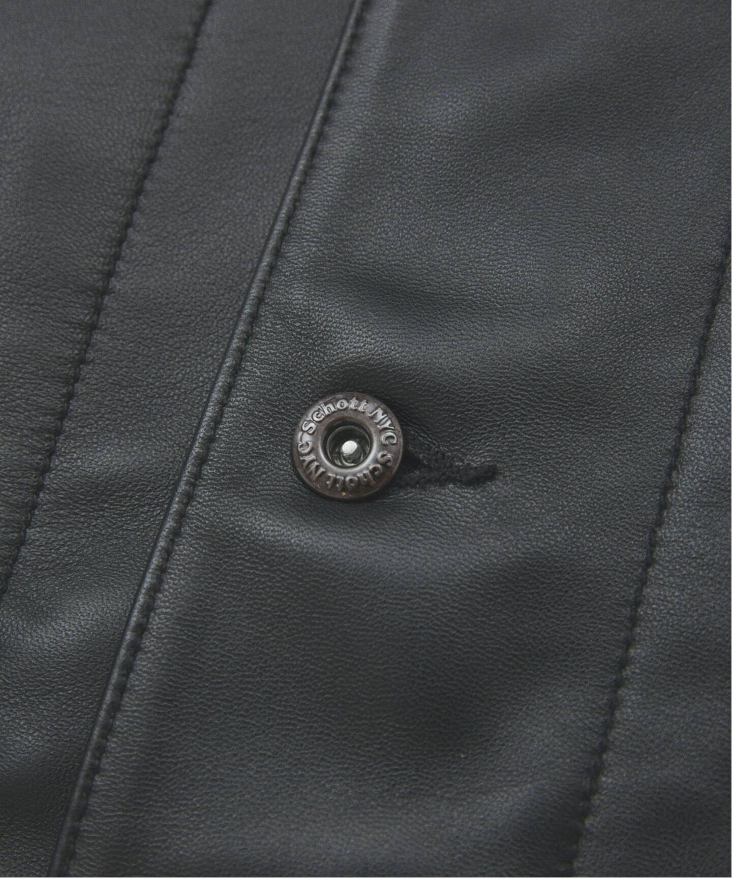 Schott / ショット 別注 カバーオール（レザージャケット）｜JOURNAL 