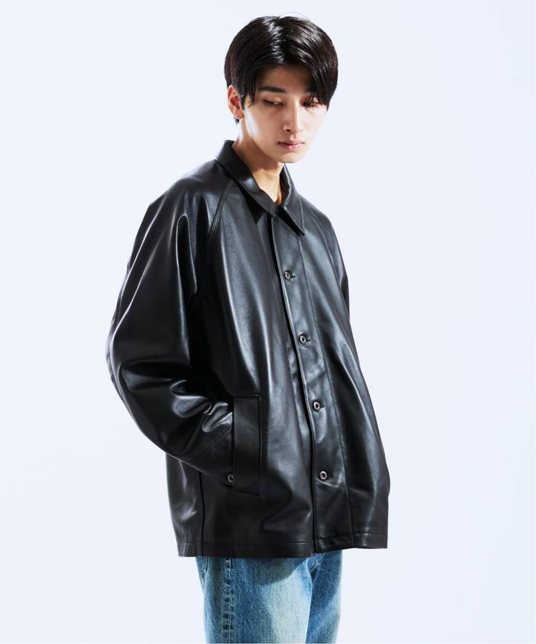 Schott / ショット 別注 カバーオール（レザージャケット）｜JOURNAL 