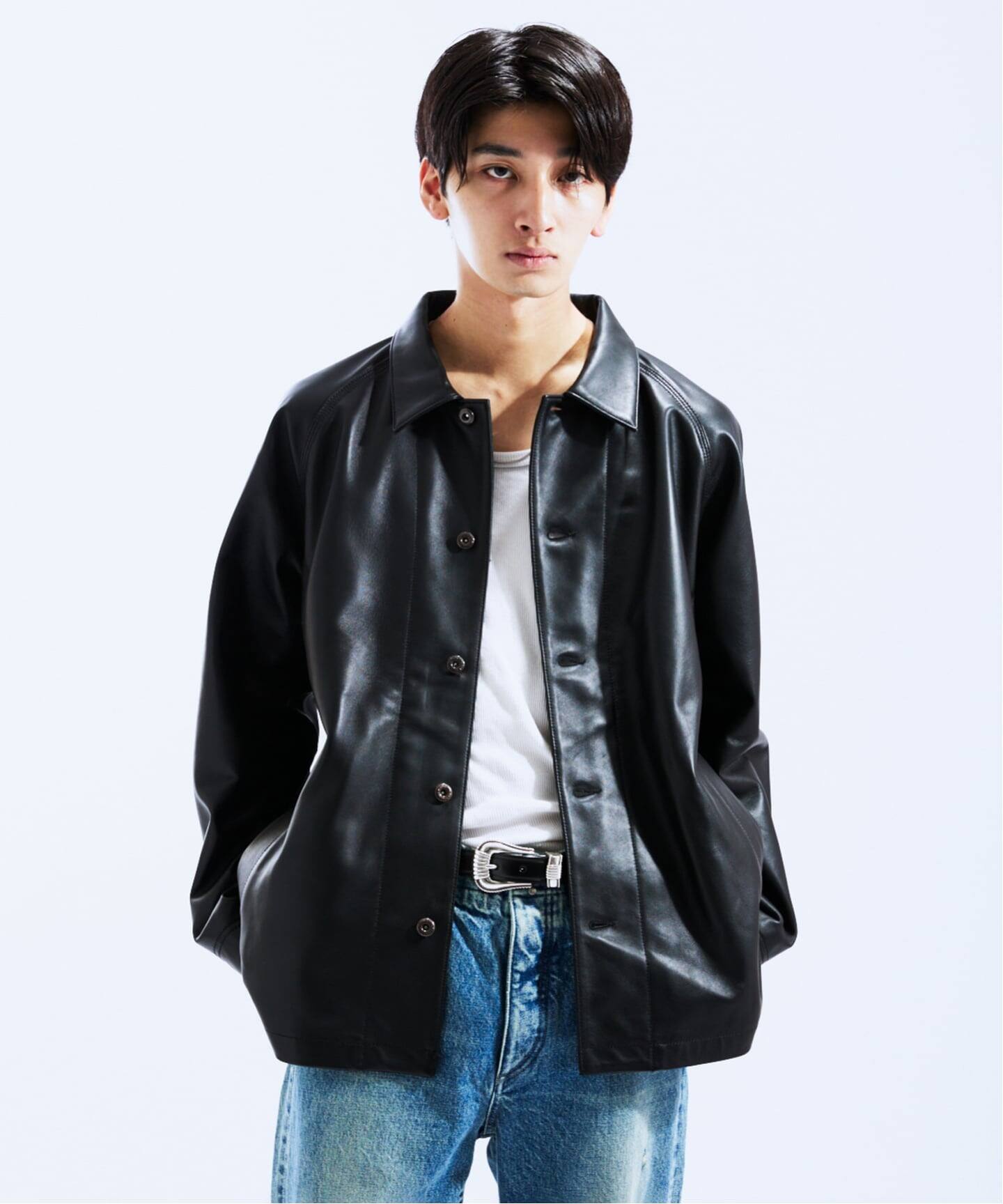 Schott / ショット 別注 カバーオール（レザージャケット）｜JOURNAL 
